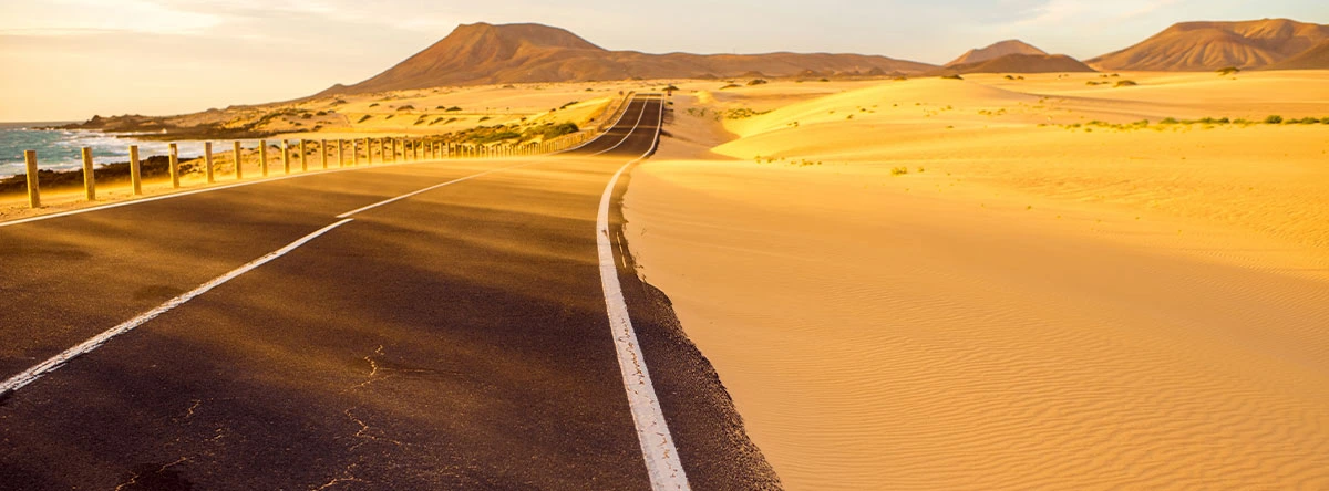 Corralejo Dunes in Fuerteventura