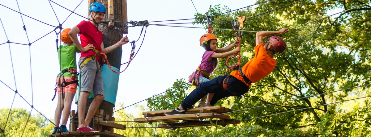 Zip lining in the Dominican Republic