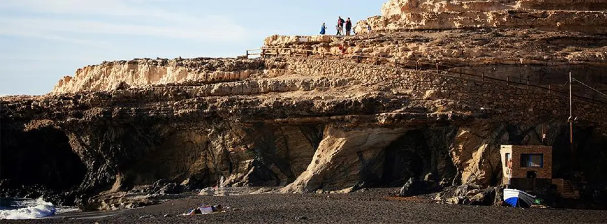 black sand beach Fuerteventura