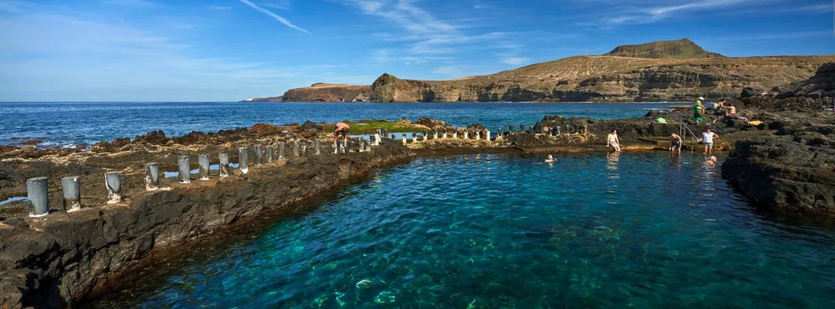 Natural pools in Gran Canaria Agaete