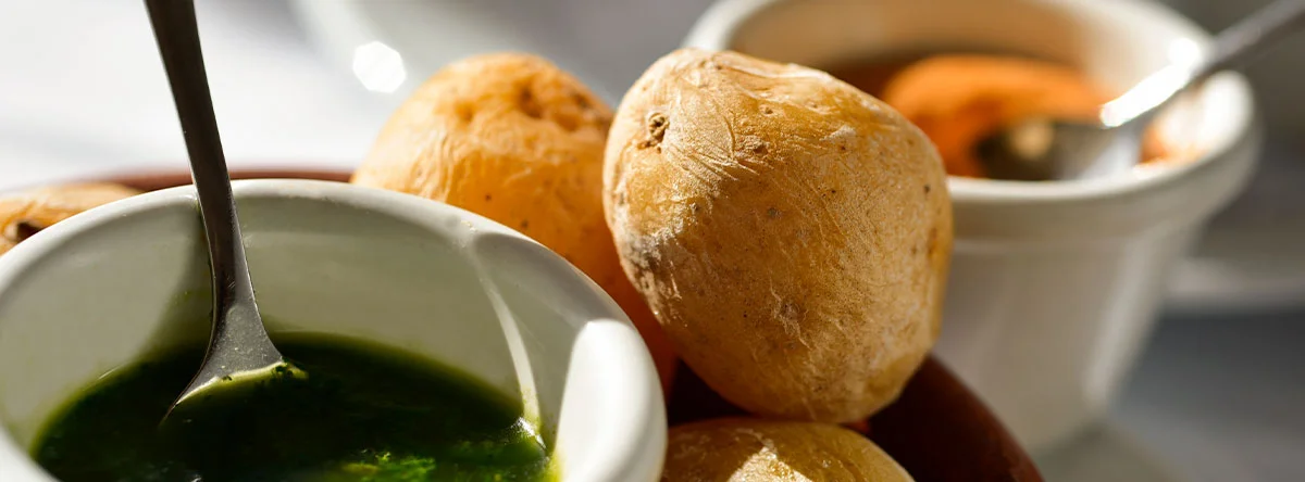 Kanarische Kartoffeln und Gemüse