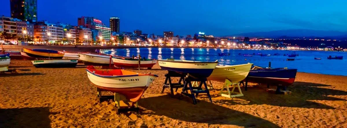 Silvester an der Playa de Las Canteras
