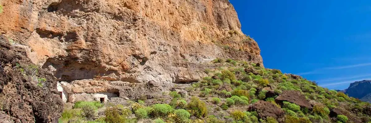 Acusa Seca archaeological site in Gran Canaria