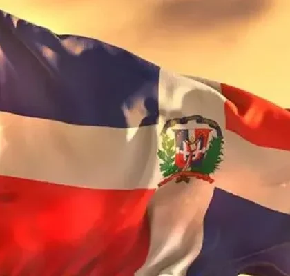 Flagge der Dominikanischen Republik