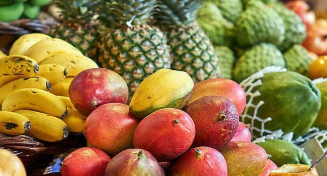 Obst und Gemüse von den Kanarischen Inseln