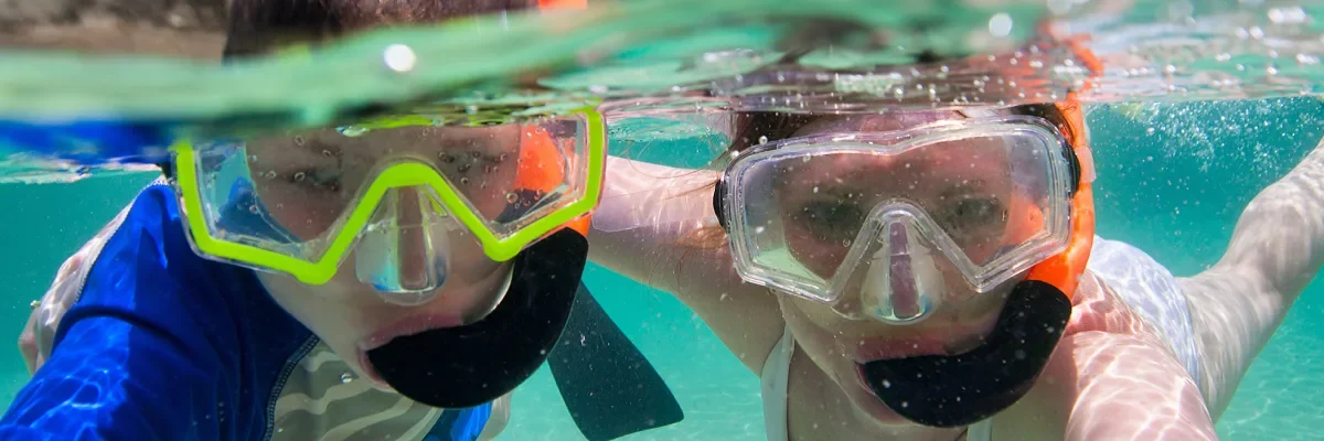 Snorkeling with children in Fuerteventura