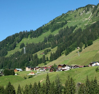 Winter in den österreichischen Alpen