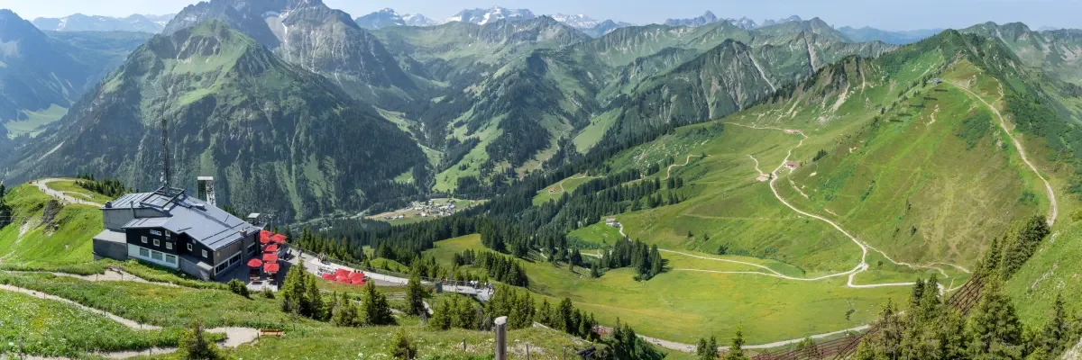 hiking trails in Kleinwalsertal