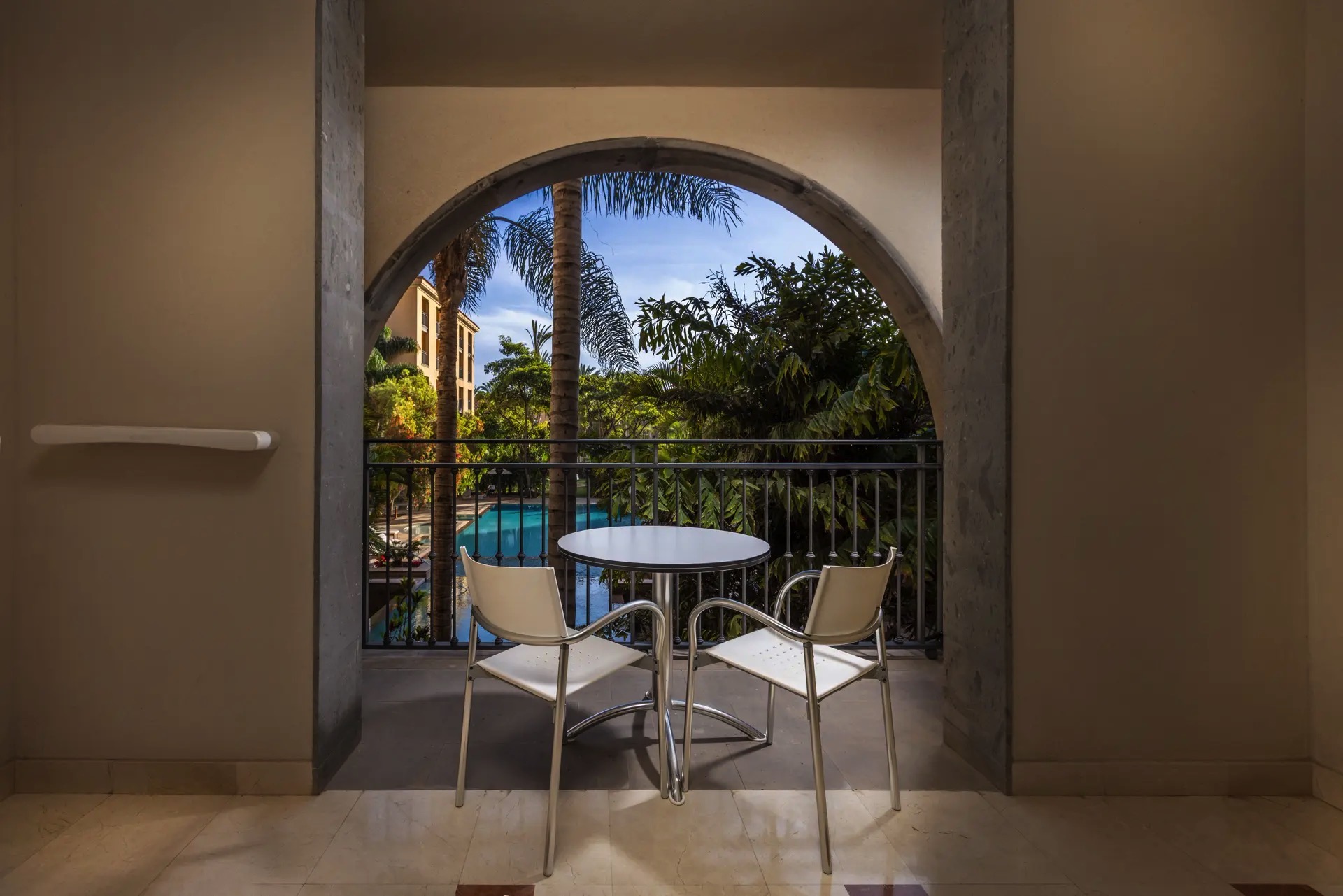 fotografías terraza habitaciones hotel lopesan costa meloneras