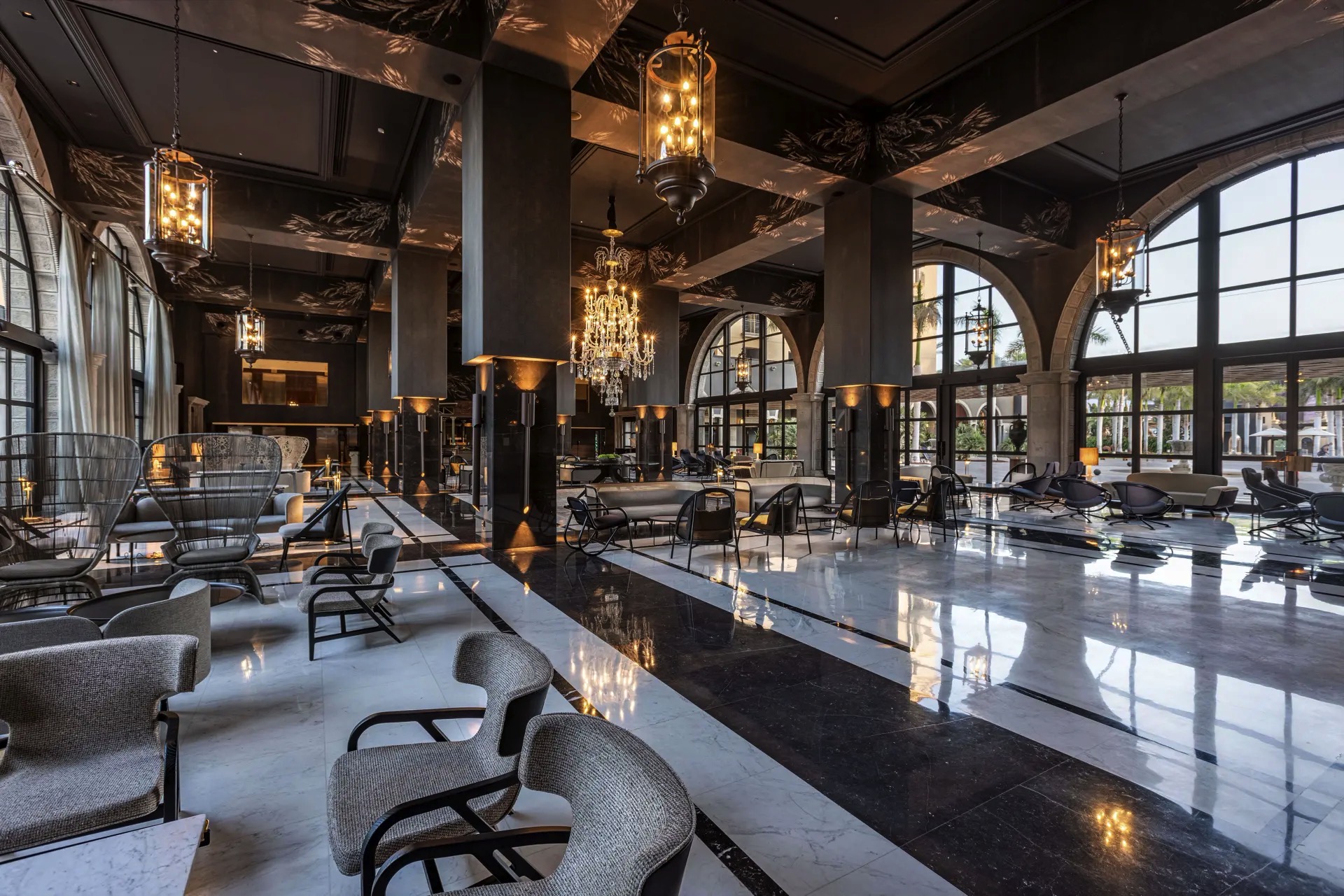 fotografías lopesan costa meloneras recepcion