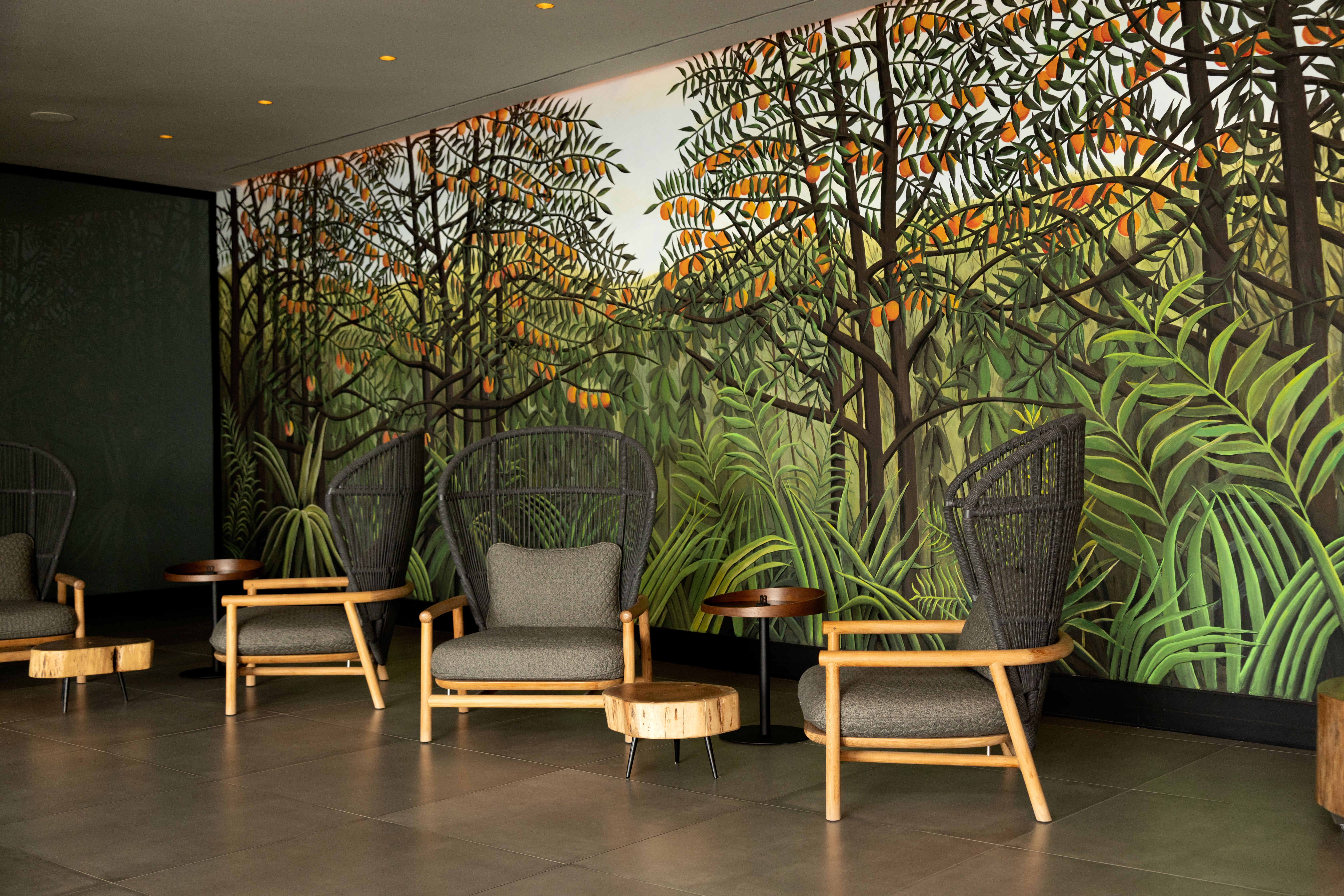 photograph reception area hotel faro lopesan collection