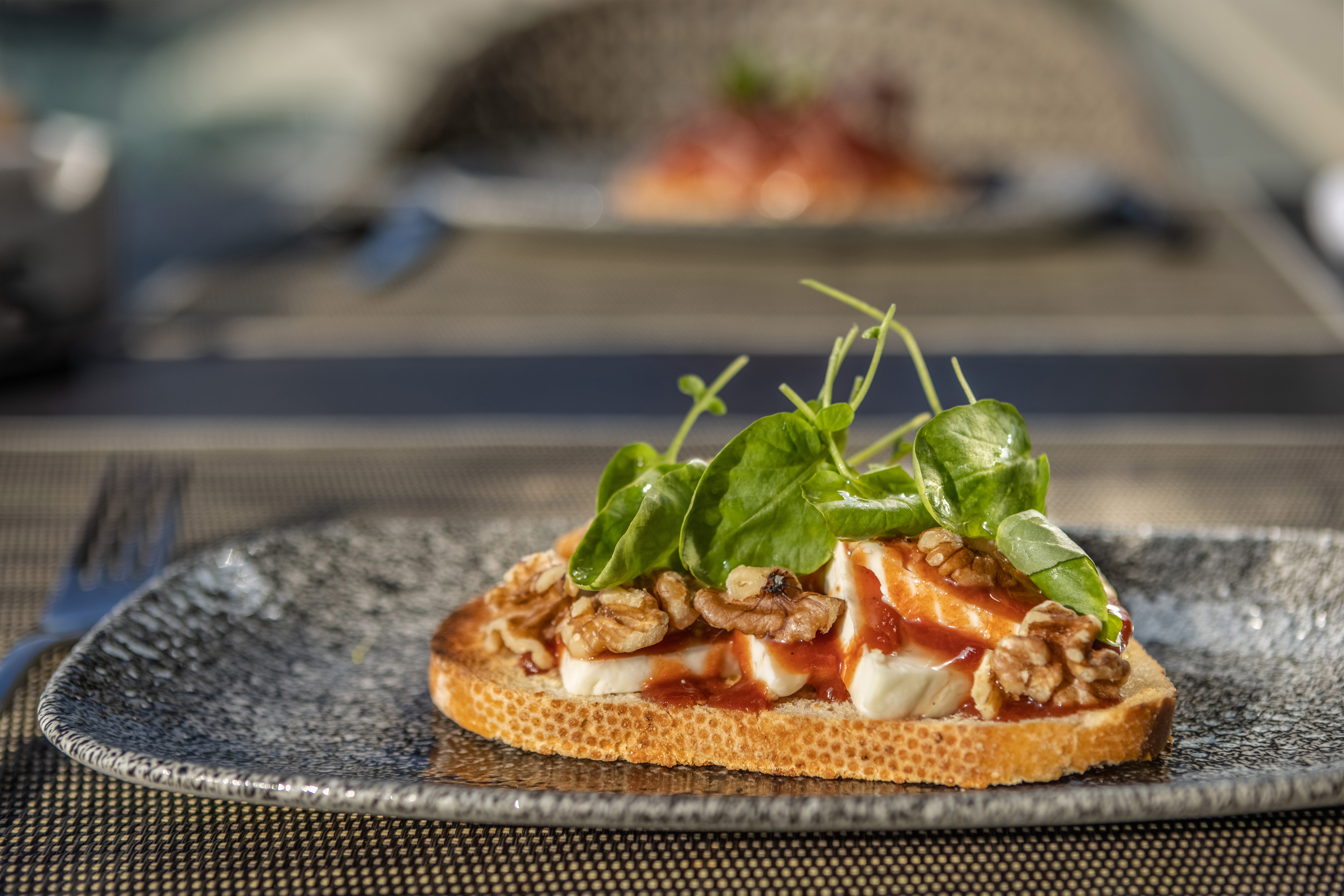 photograph appetizer hotel faro lopesan collection