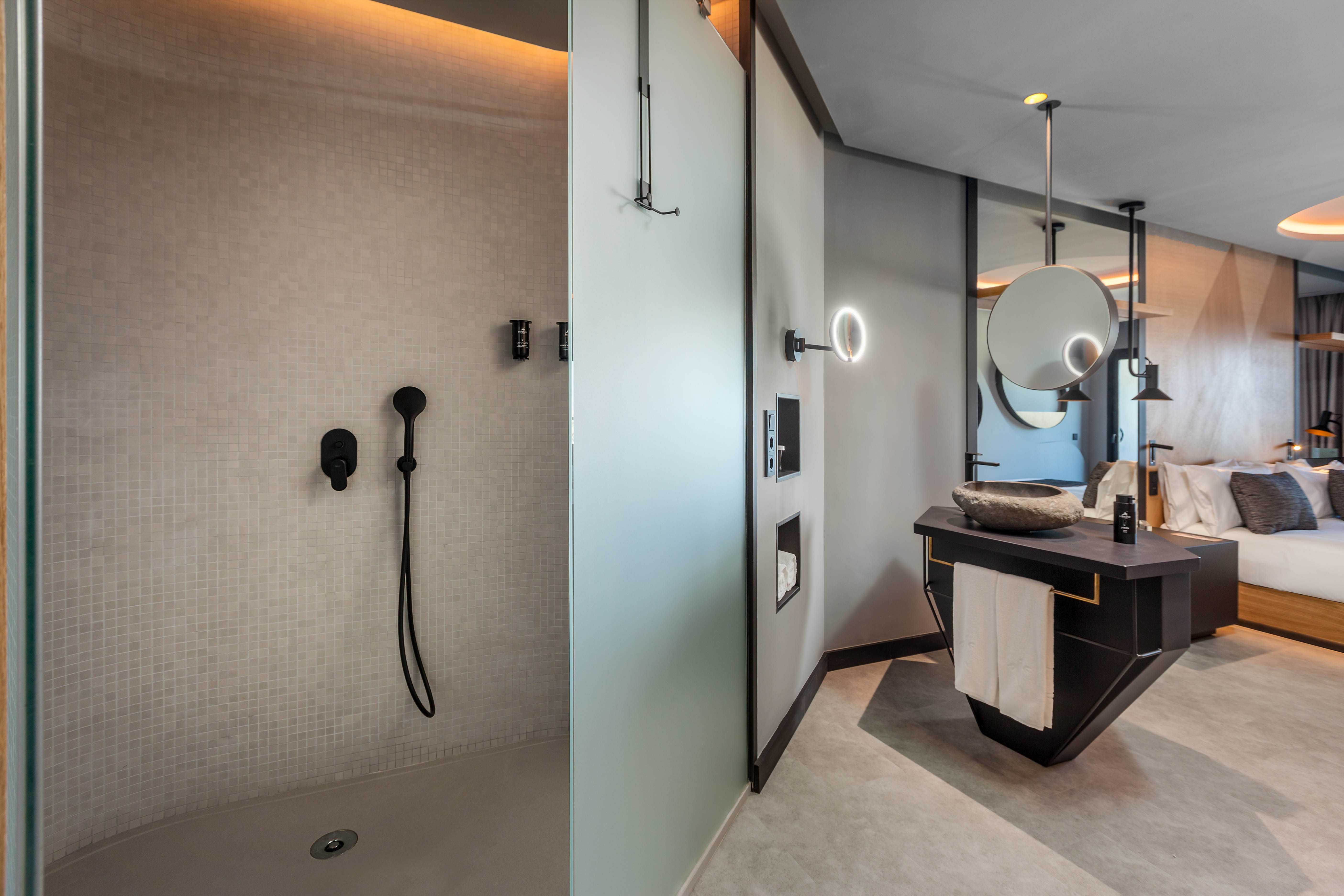 badezimmer deluxe-doppelzimmer hotel faro lopesan collection