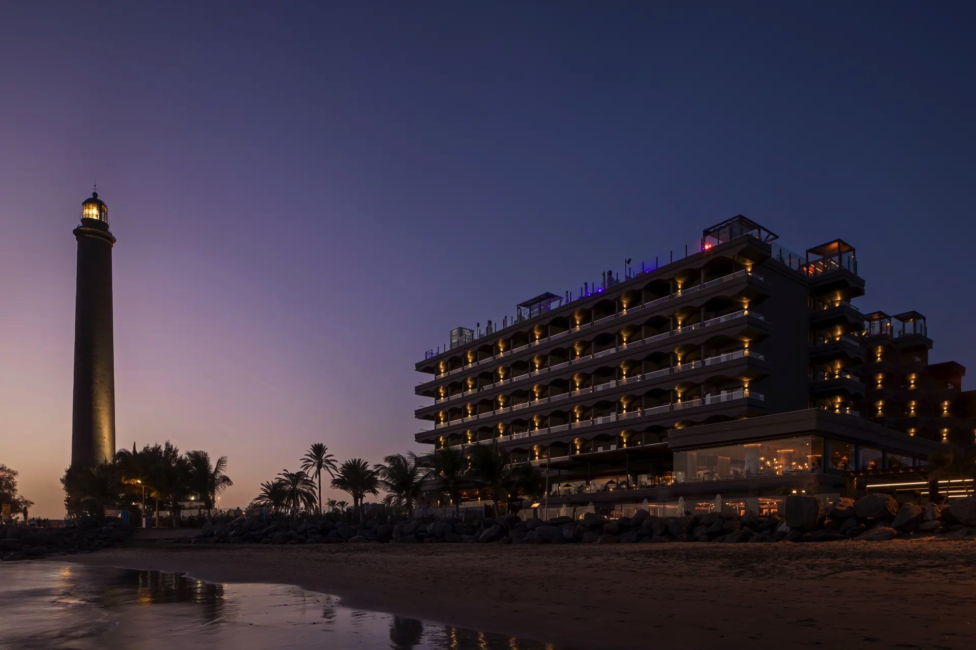 fotografie sonnenuntergang hotel faro lopesan collection