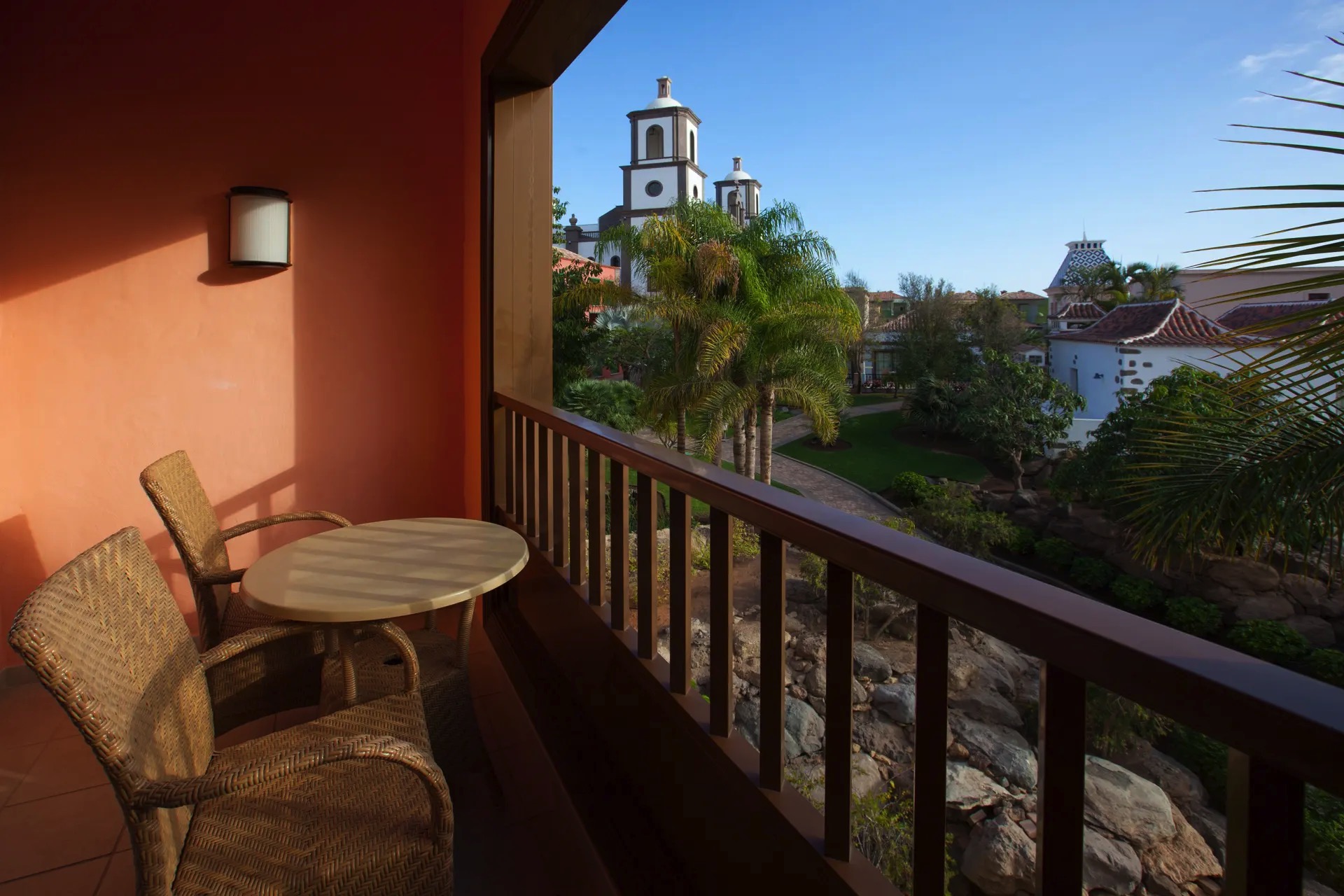 terrasse doppelzimmer standard lopesan villa del conde resort & thalasso