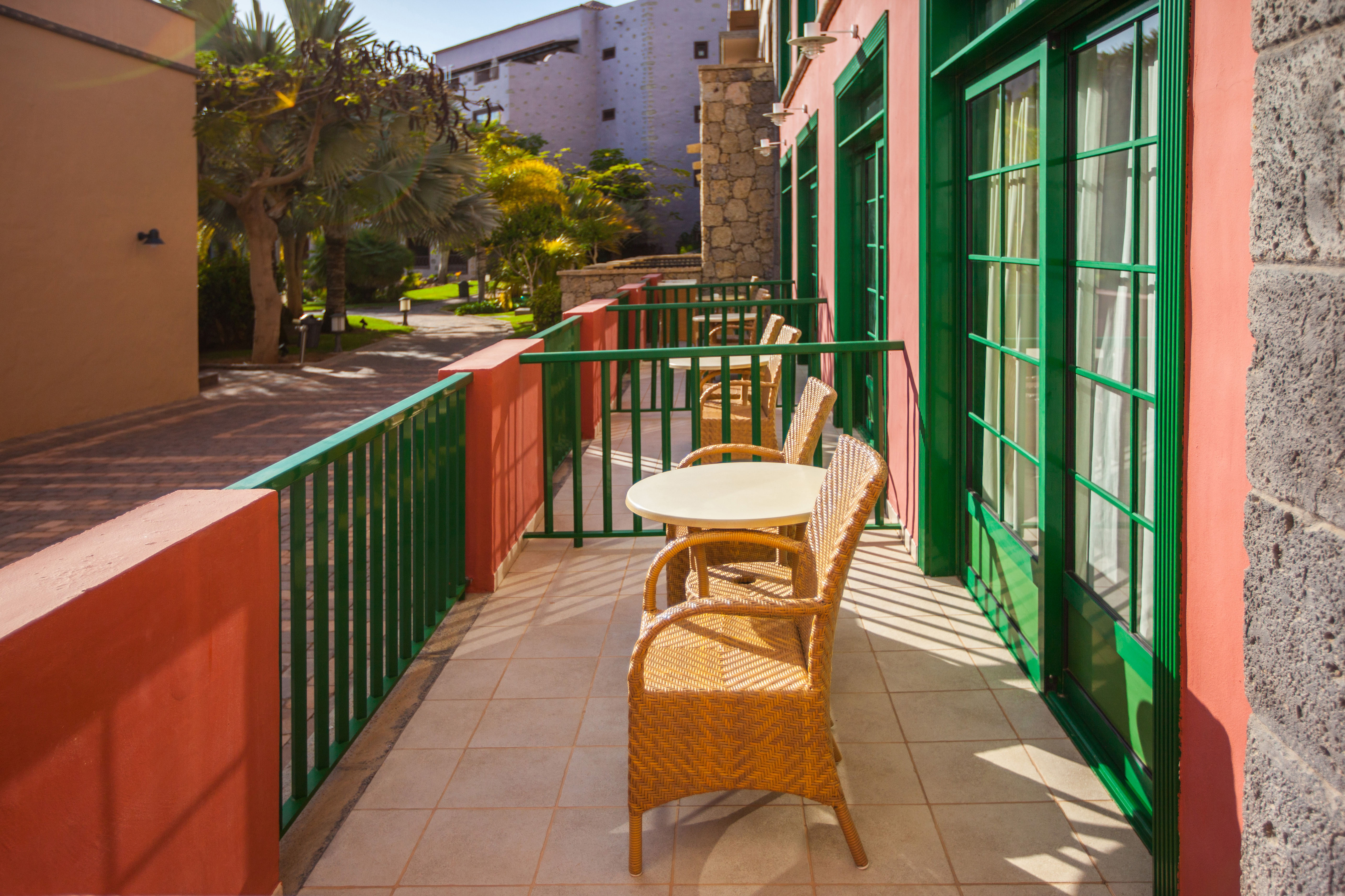 terrasse doppelzimmer standard economy hotel lopesan villa del conde