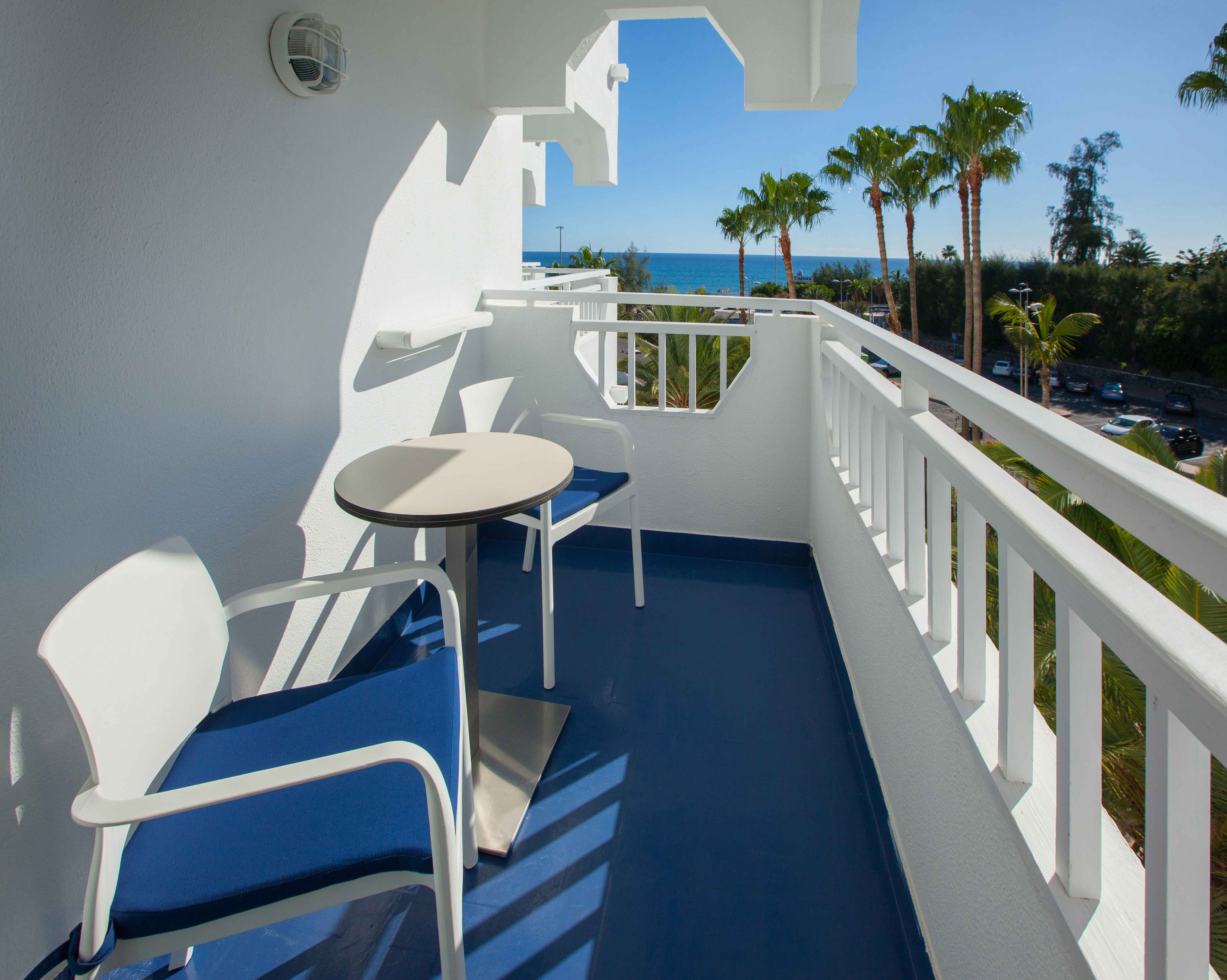 terrace double standard view room corallium beach by lopesan hotels