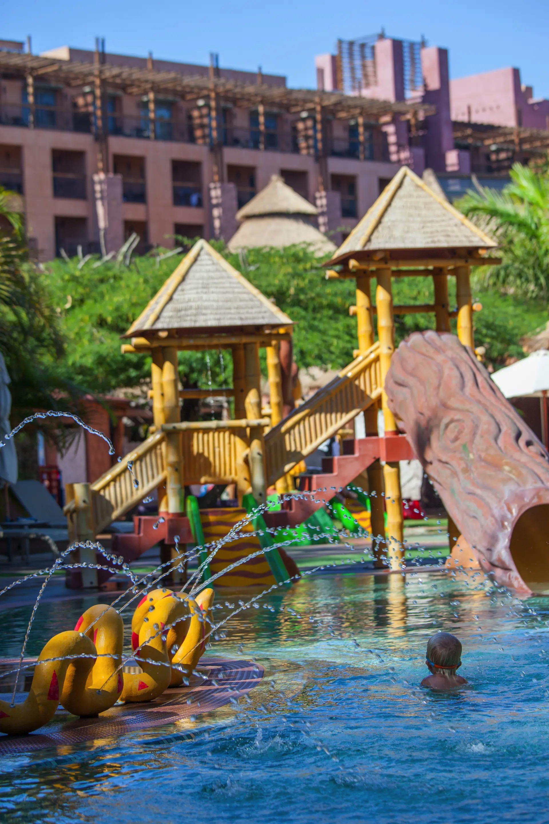 childrens water park in pools lopesan baobab resort