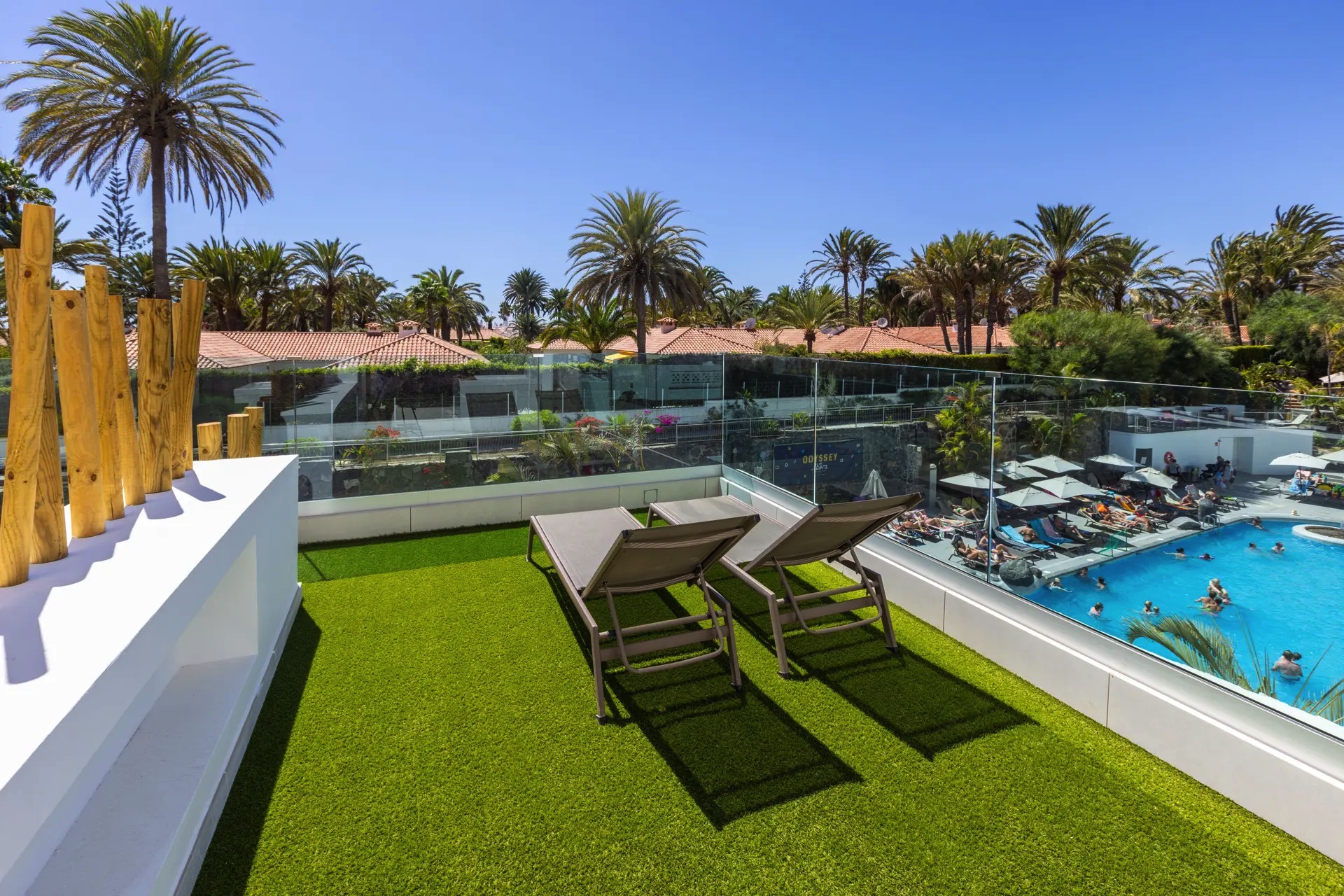 terraza habitación double superior hotel abora catarina