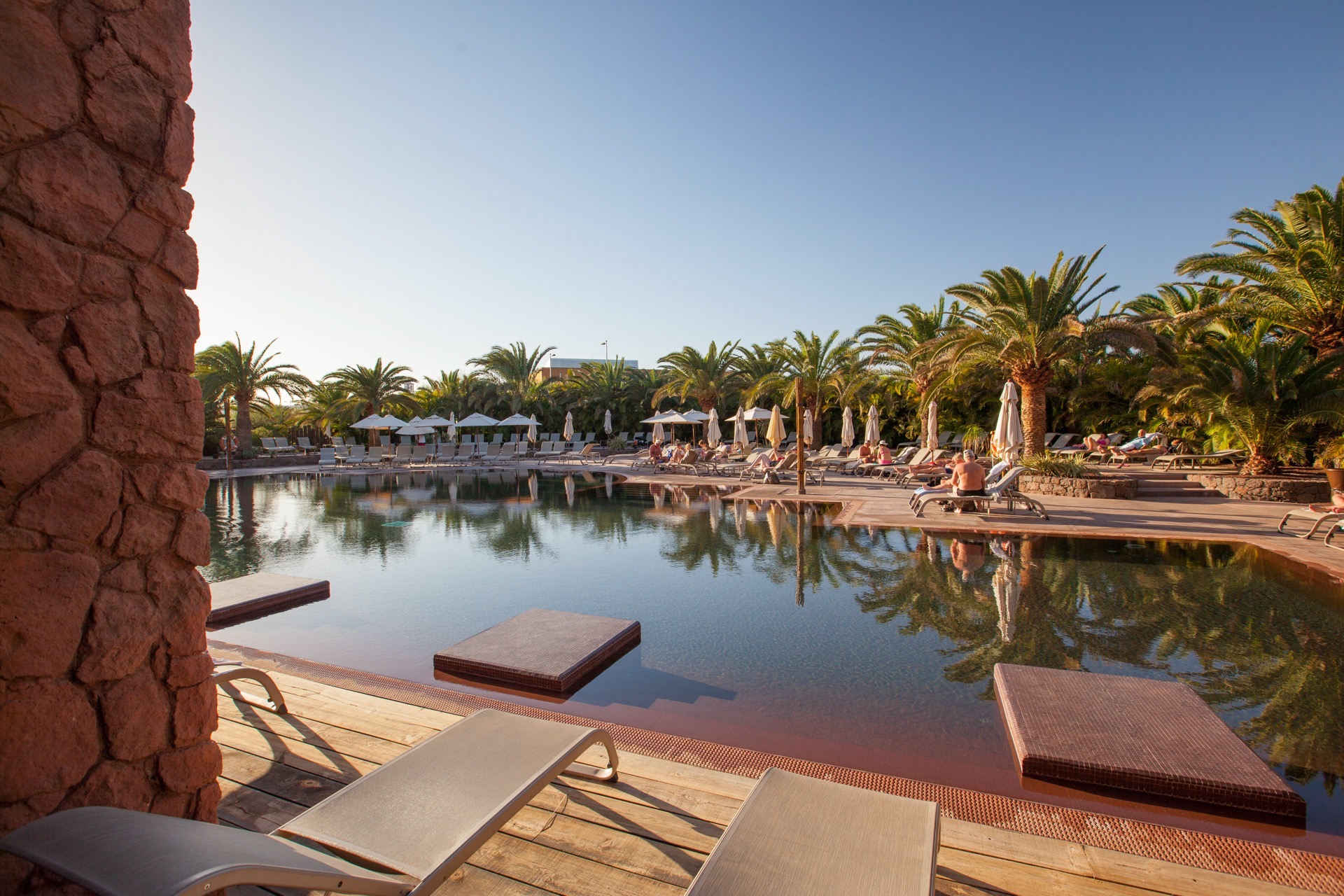 piscina habitación doble familiar pool lopesan baobab