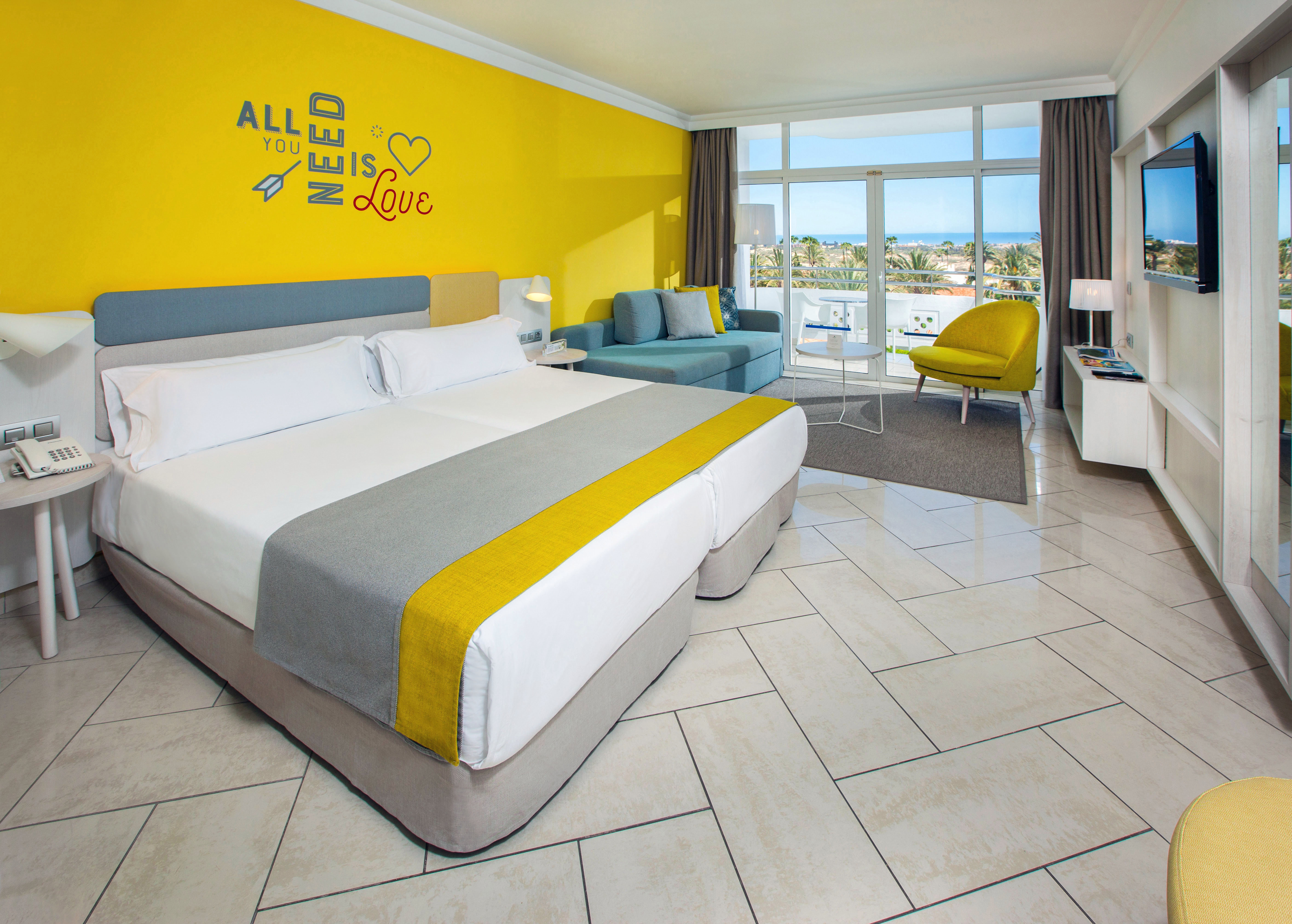 cama habitación doble deluxe view adults only abora catarina