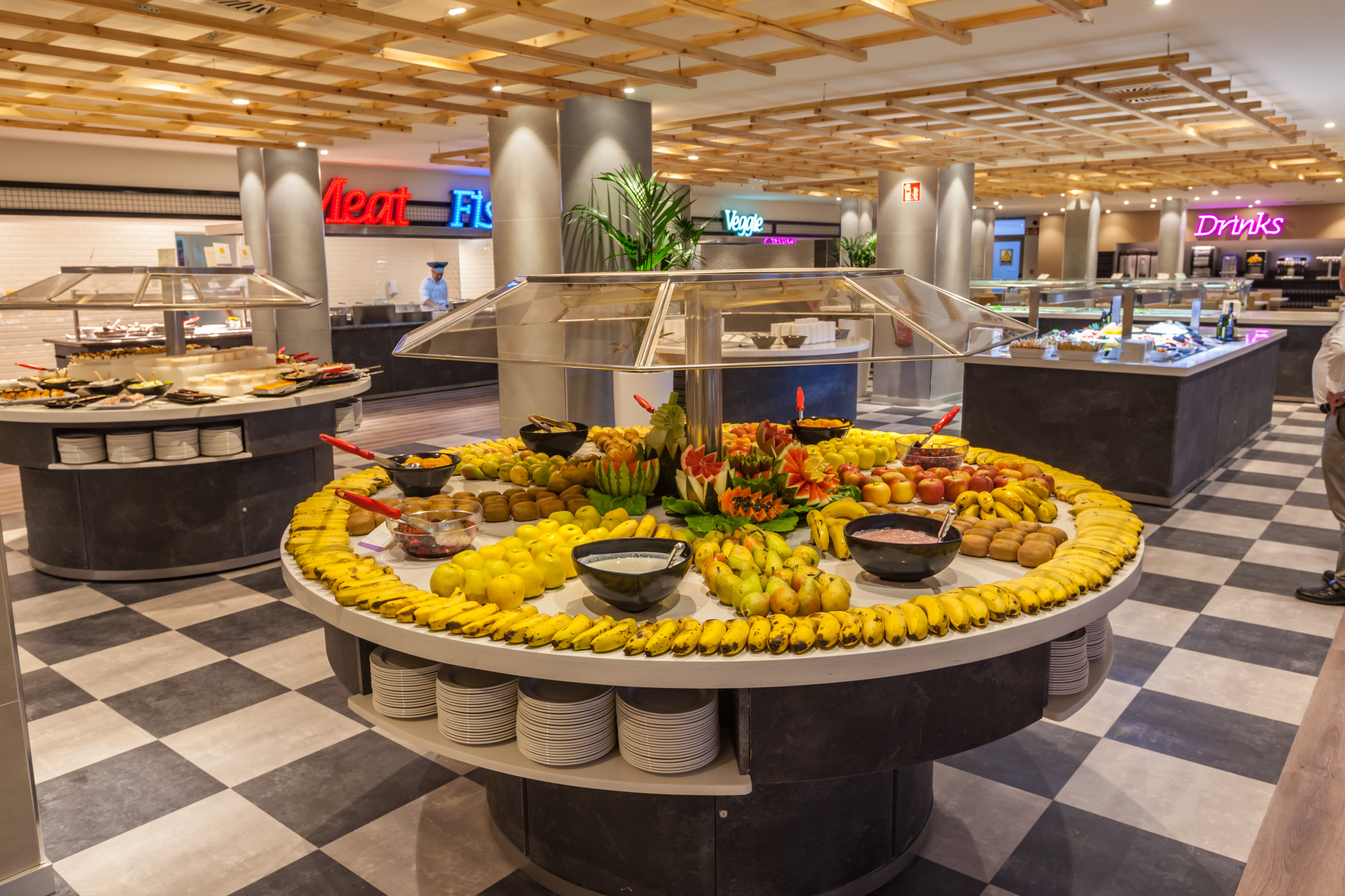 gastronomieangebot hotel abora interclub atlantic buffet all-inclusive