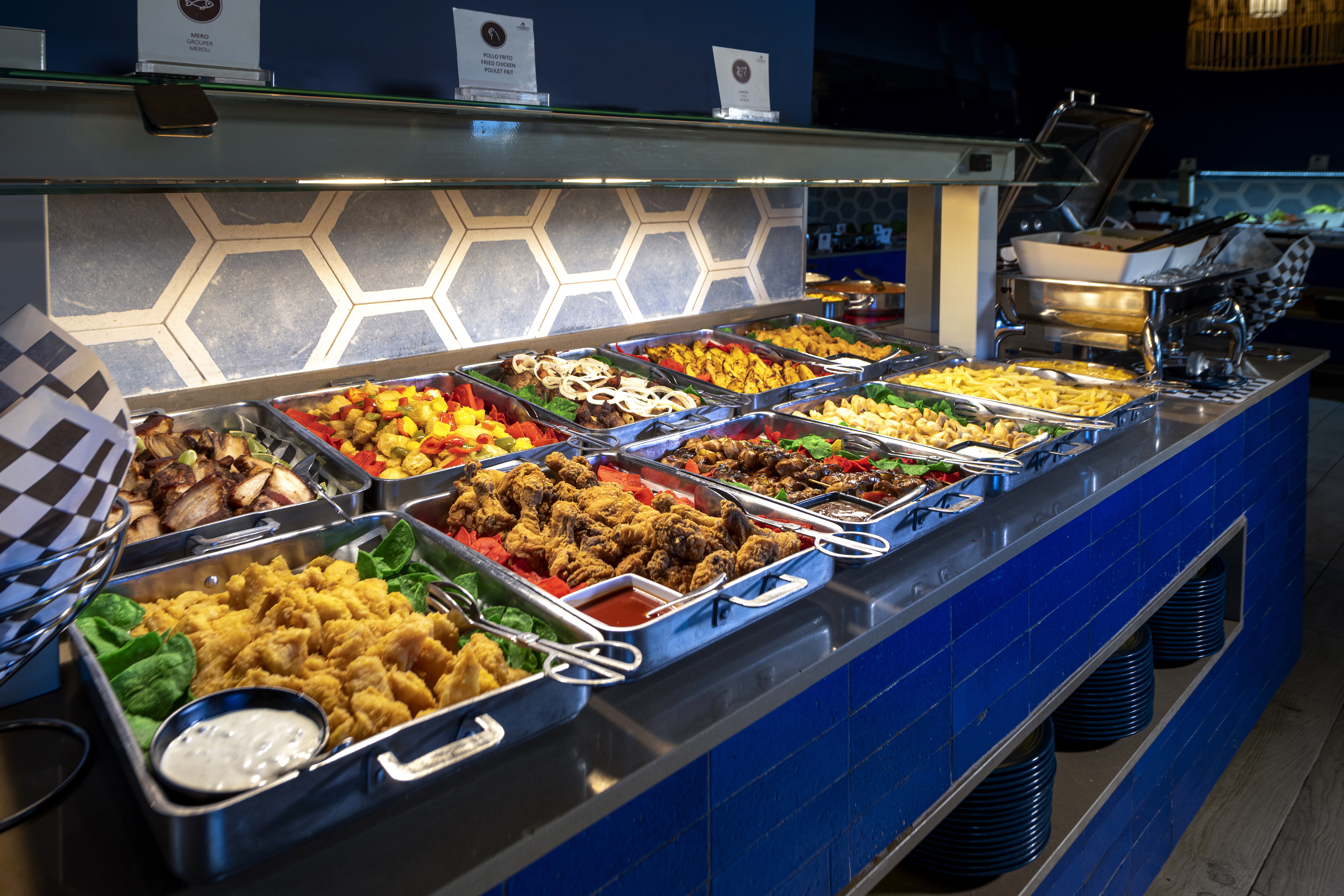 lopesan costa bávaro fotos gastronomía restaurante goldfish