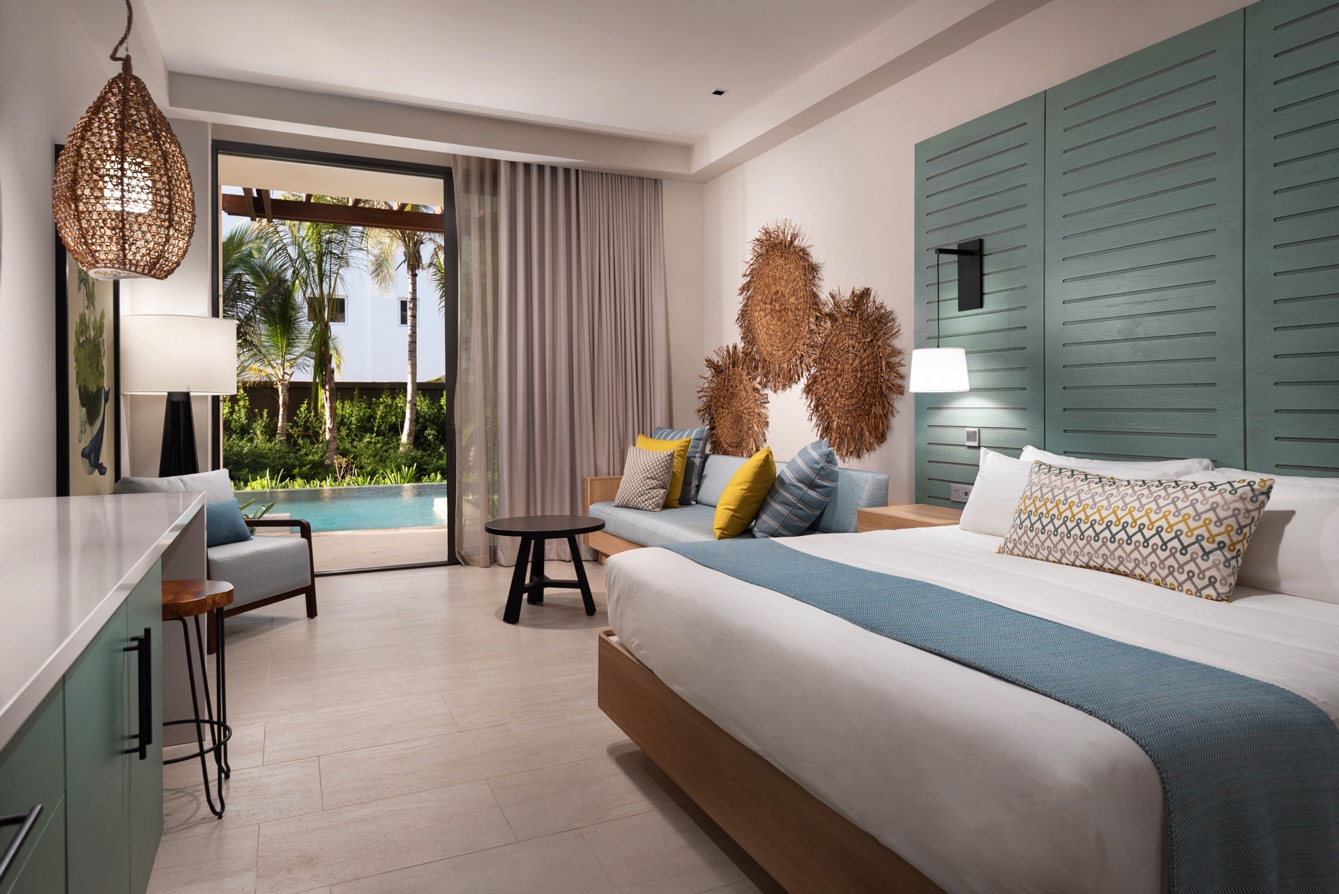 lopesan costa bavaro resort king swim up junior suite room photos