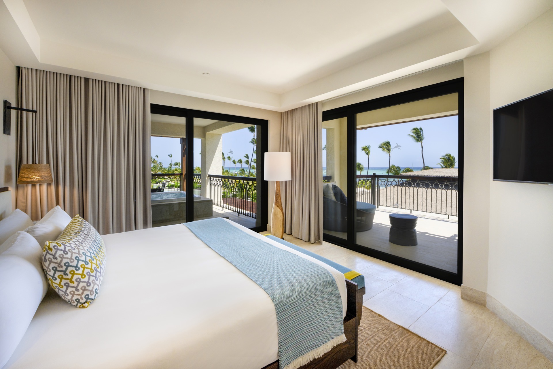 unique corner suite ocean view one bedroom lopesan costa bavaro resort, spa & casino
