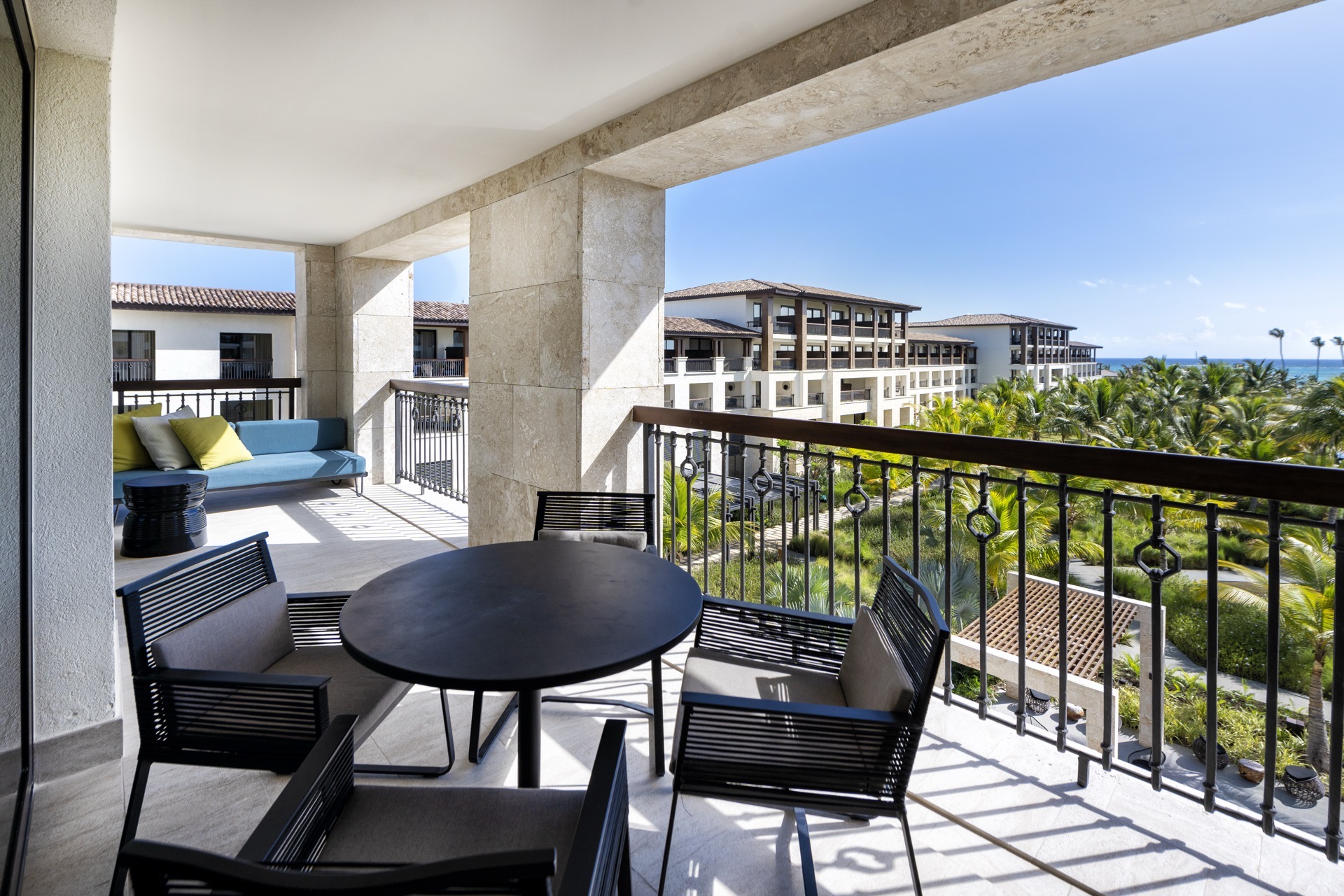 terrace unique suite ocean view one bedroom lopesan costa bavaro resort