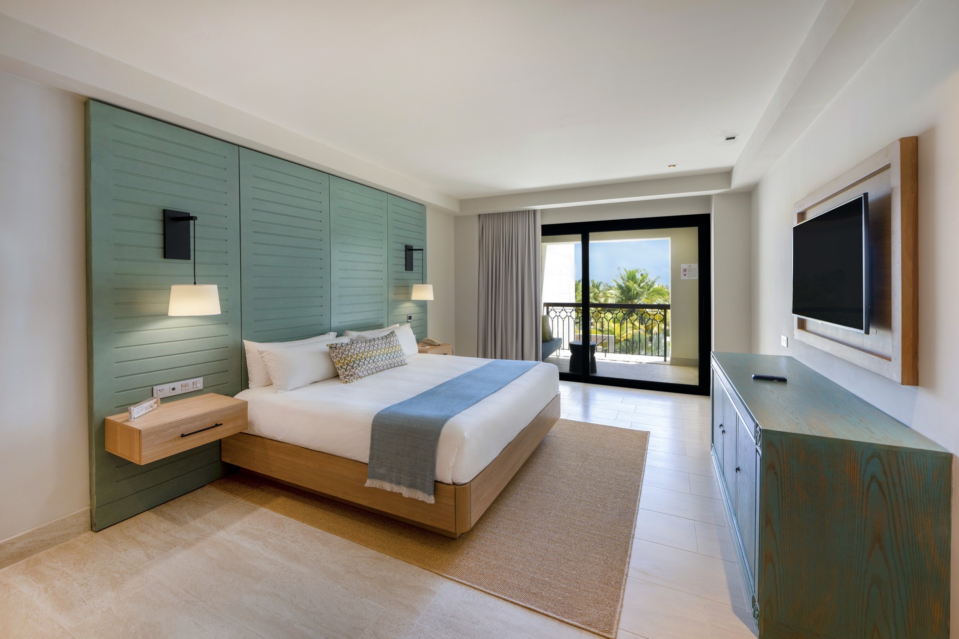 bed unique suite tropical one bedroom lopesan costa bavaro resort, spa & casino
