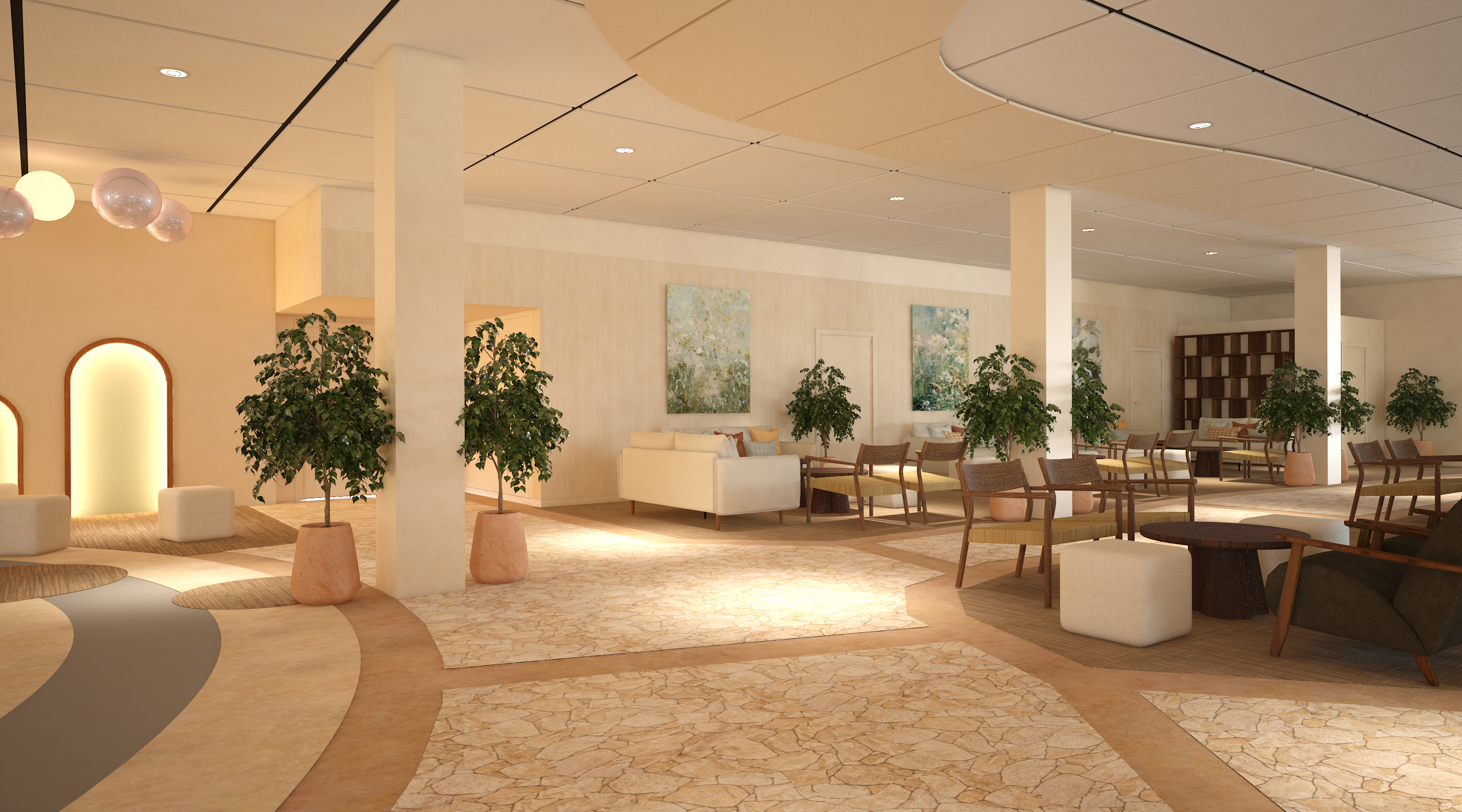 Lobby Hotel IFA Schöneck Bilder