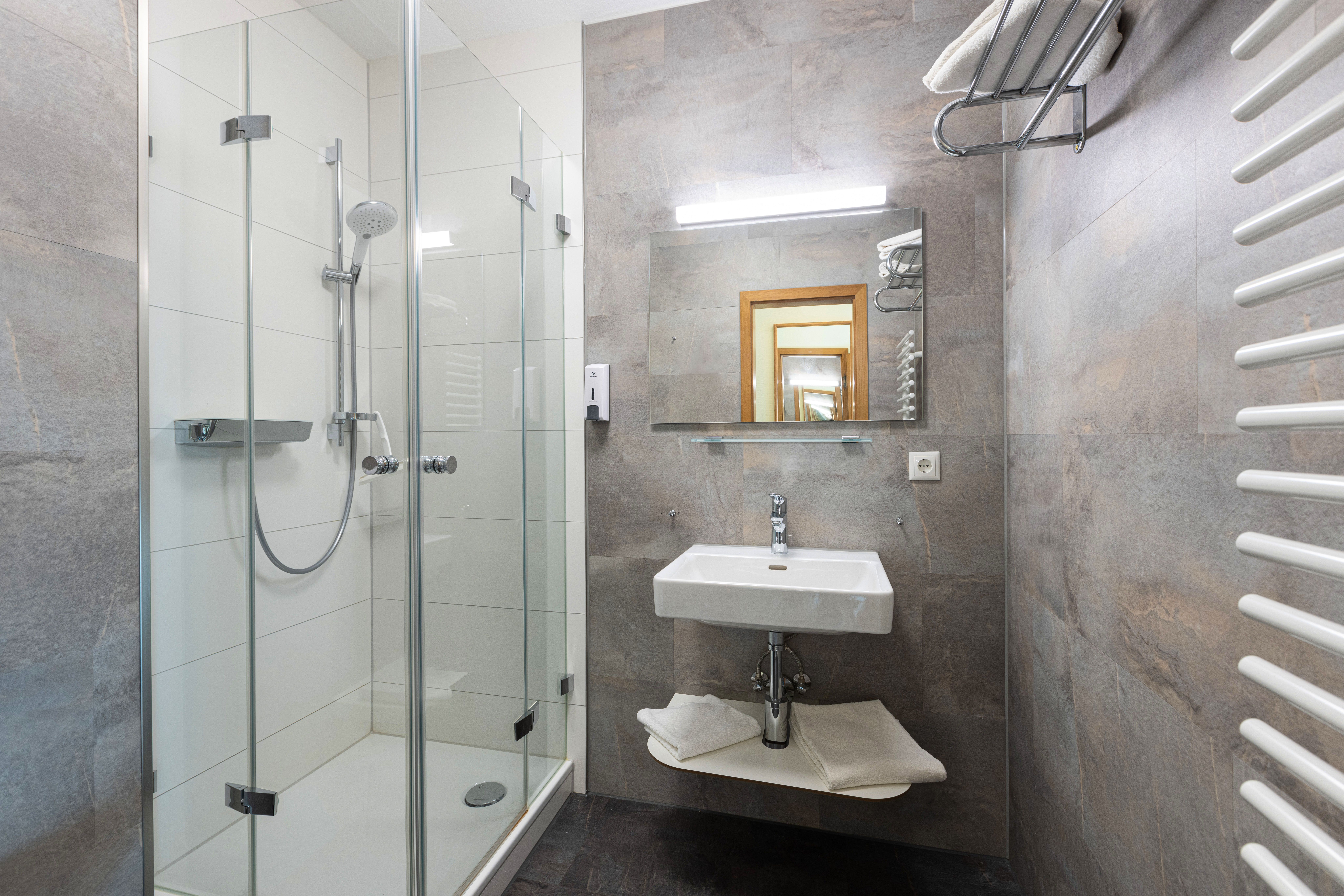 Badezimmerfotos der Apartments IFA Breitach