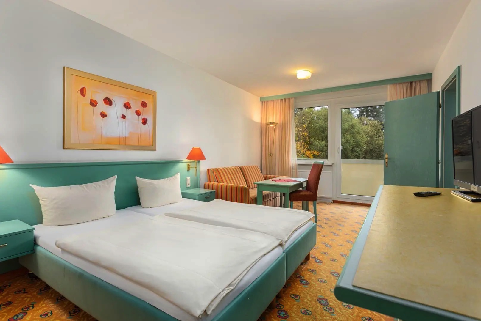 lounge bed apartment 1.5 bedroom ifa schoneck hotel