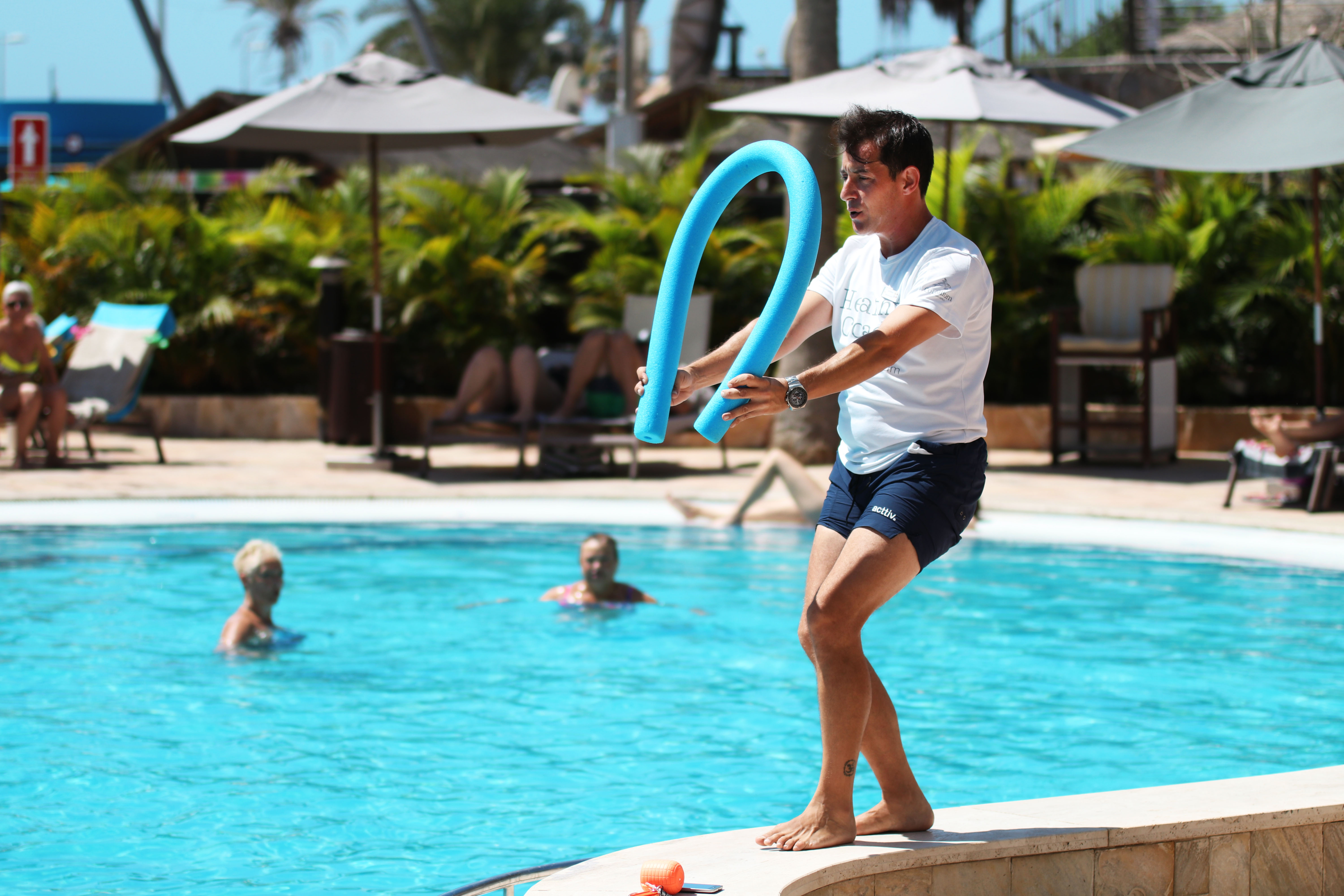 actividades aerobic corallium dunamar by lopesan hotels