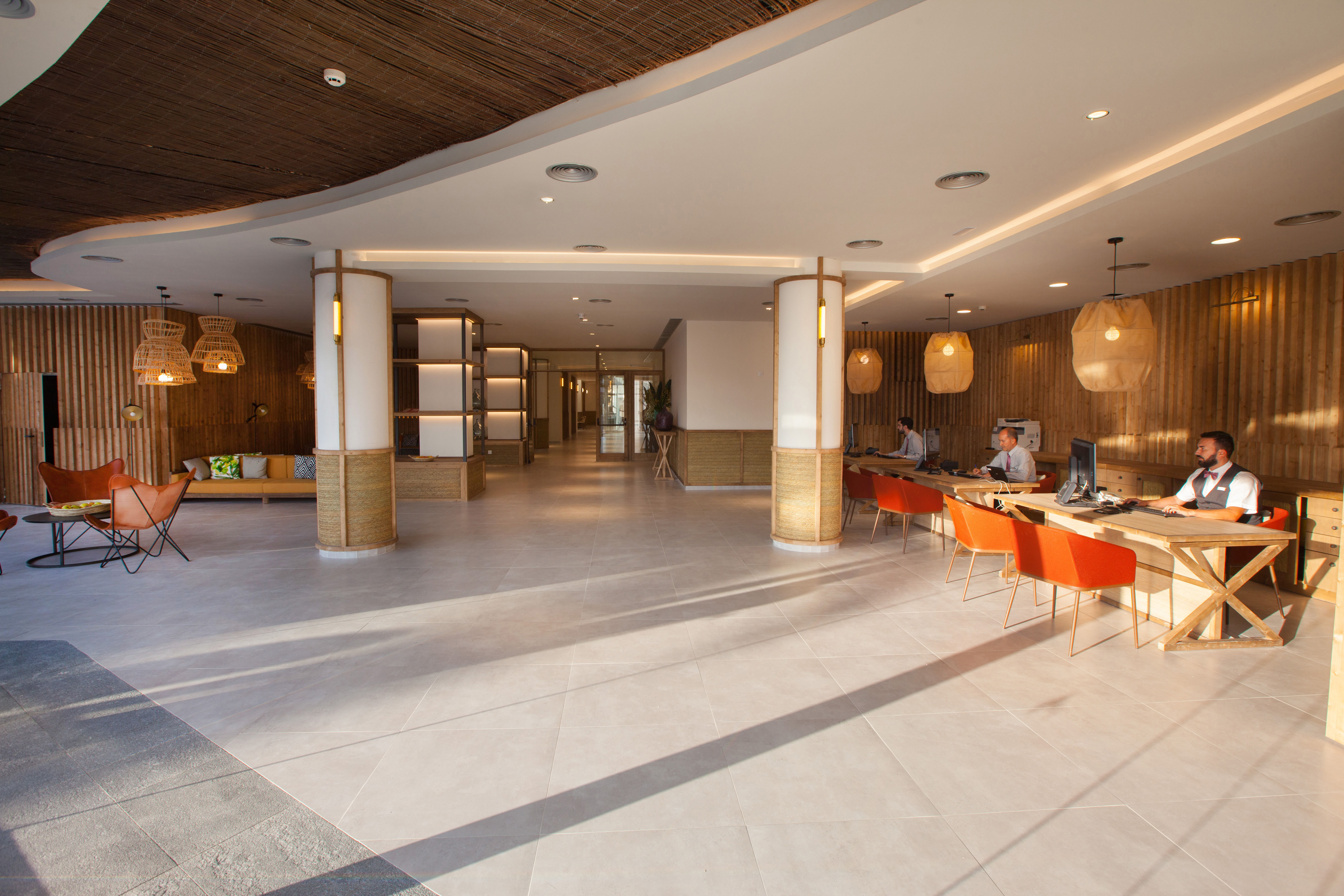 reception photos corallium dunamar by lopesan hotels