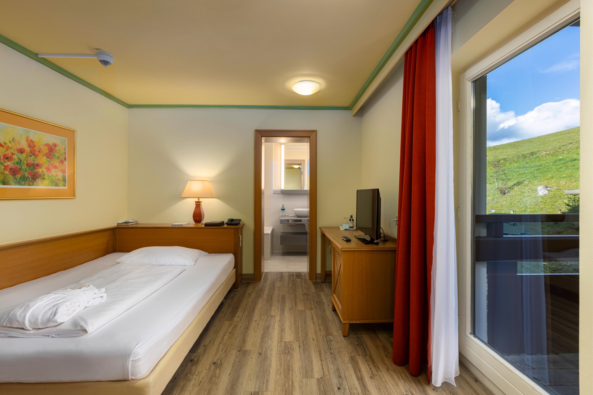 terrasse einzimmer grand lit hotel ifa alpenhof wildental