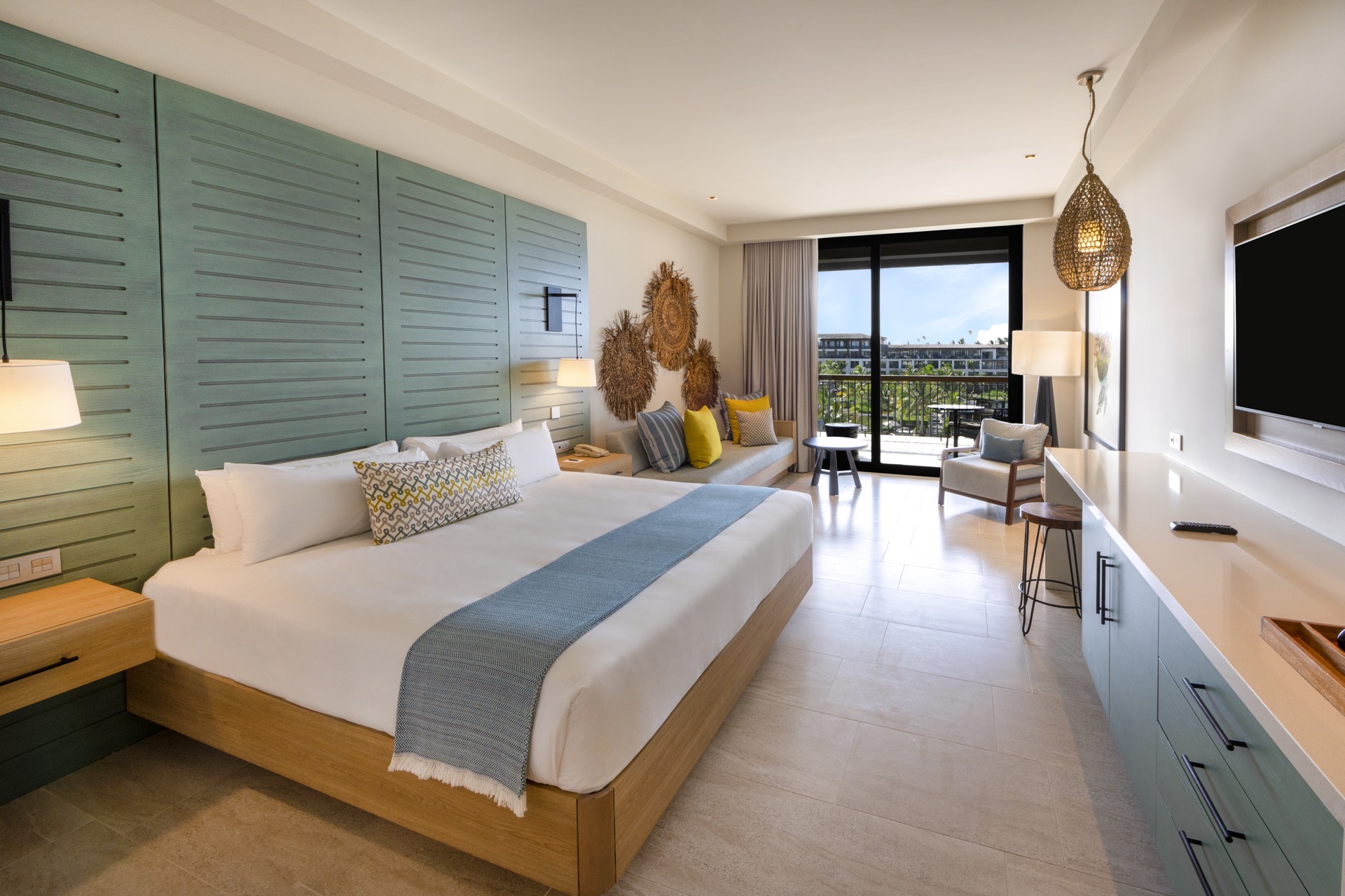 King Ocean View Junior Suite Lopesan Costa Bavaro Resort Spa & Casino Bed