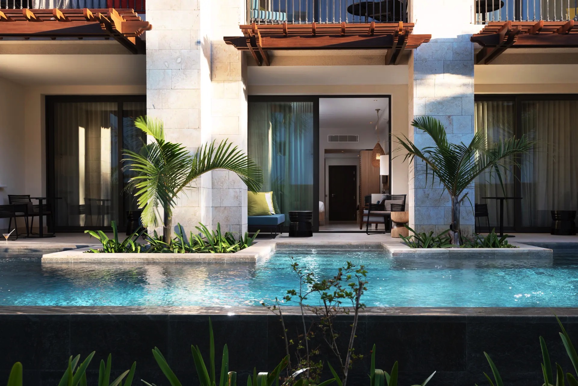 terrace unique queen swim up junior suite lopesan costa bavaro resort