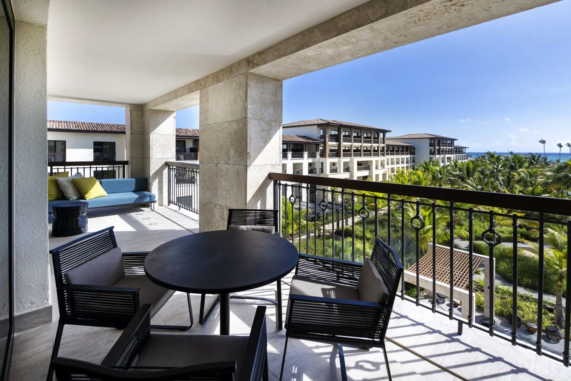 terrace unique suite ocean view one bedroom lopesan costa bavaro resort