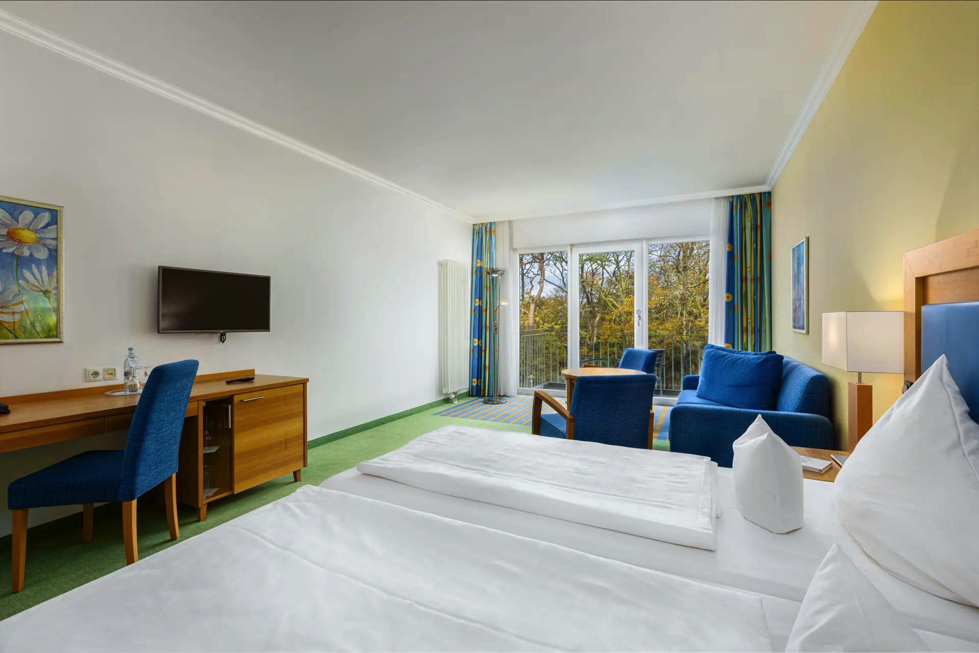 cama habitación doble superior hotel ifa graal-müritz