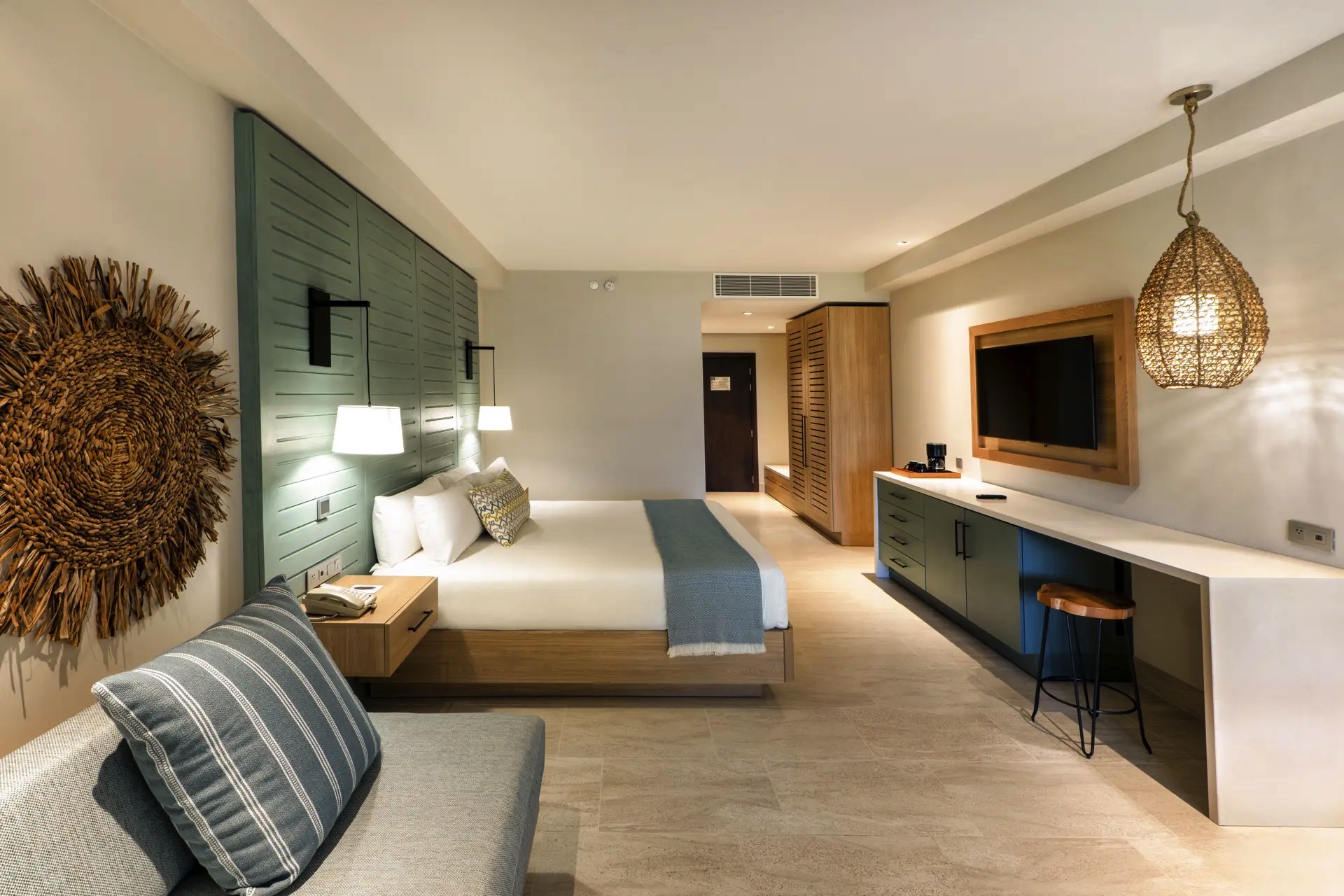 bed resort economy junior suite lopesan costa bavaro resort, spa & casino