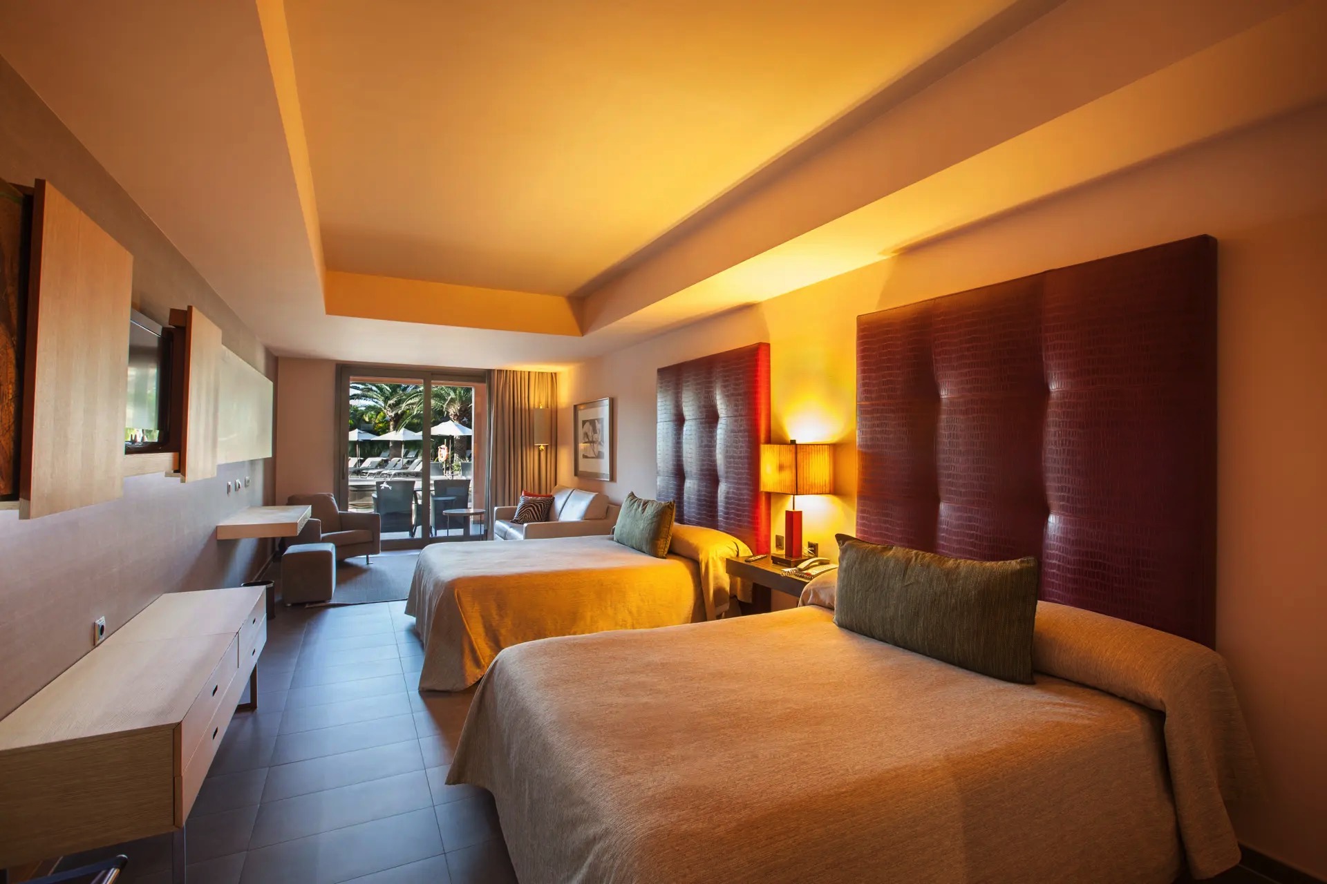 lopesan baobab hotel double family pool room