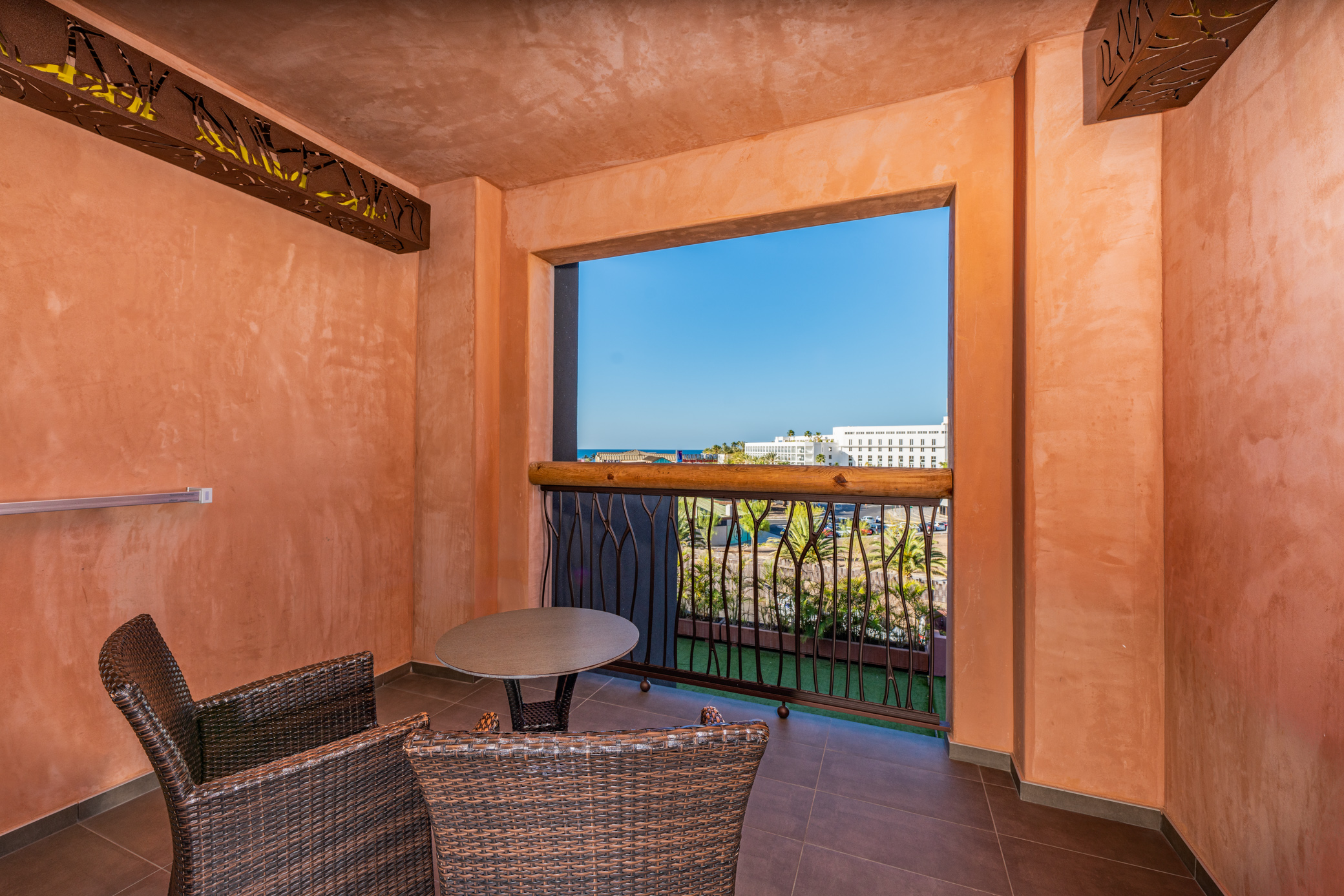 photos terrace standard economy double rooms hotel lopesan baobab