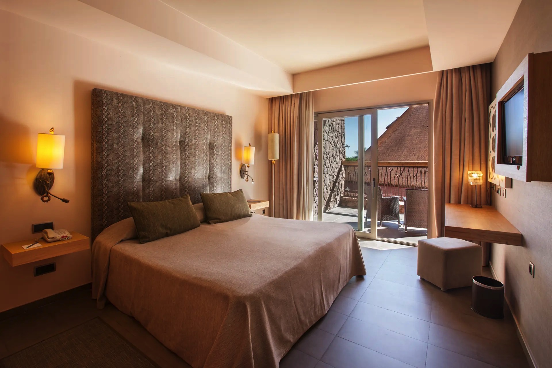 habitación doble estandar adaptada lopesan baobab resort