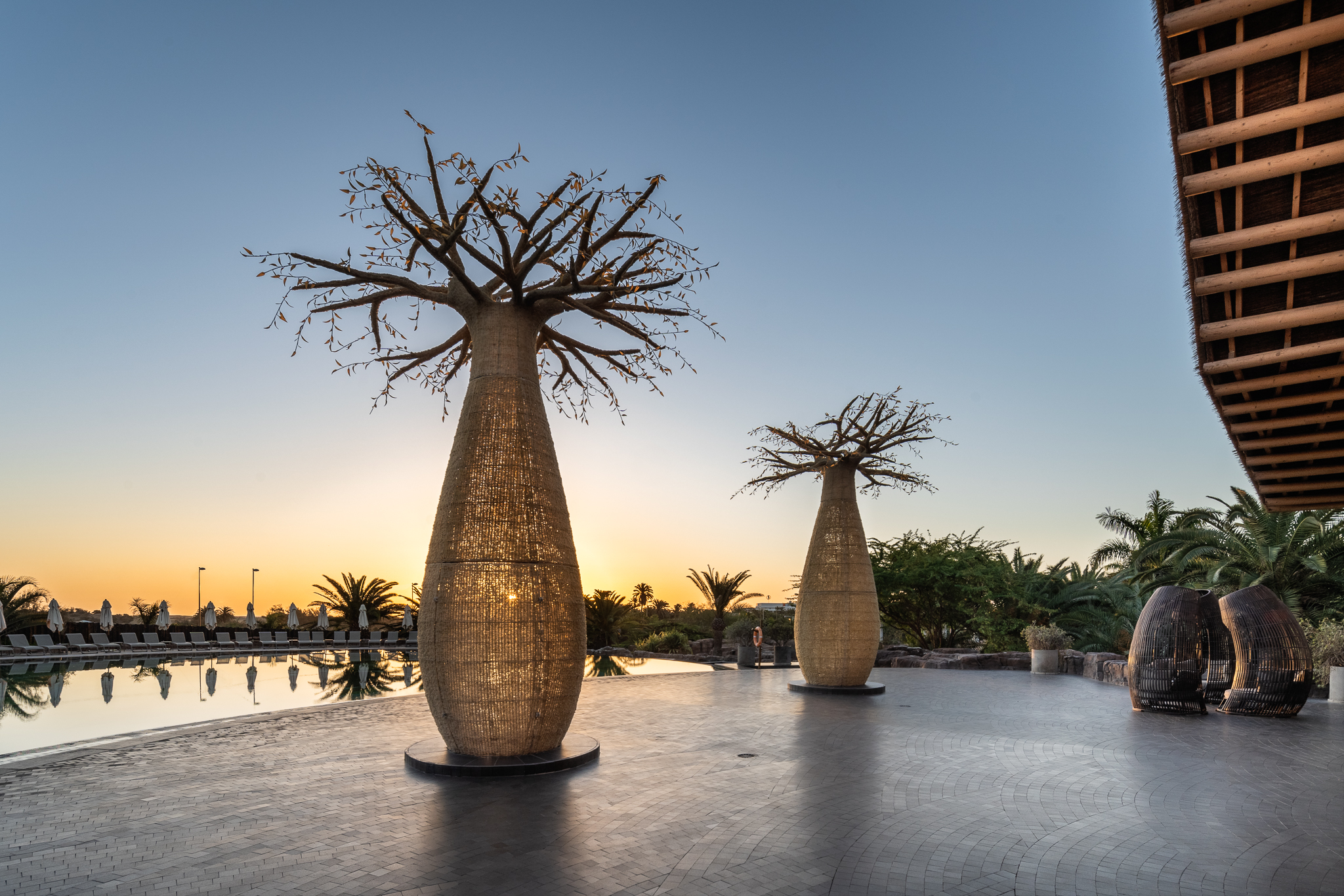 photos lodge zone of hotel baobab in gran canaria