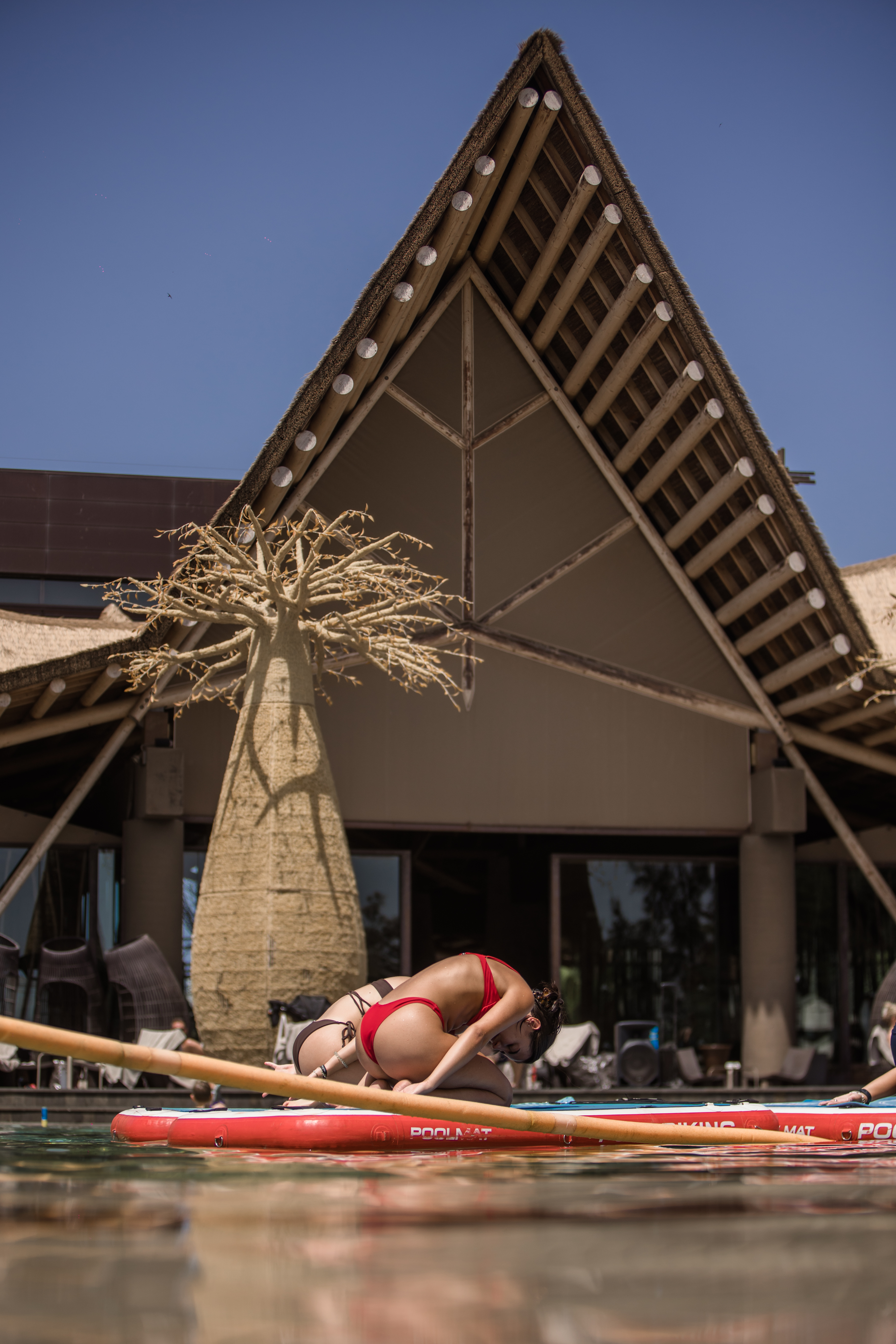 Paddle Yoga Sport-Aktivitäten