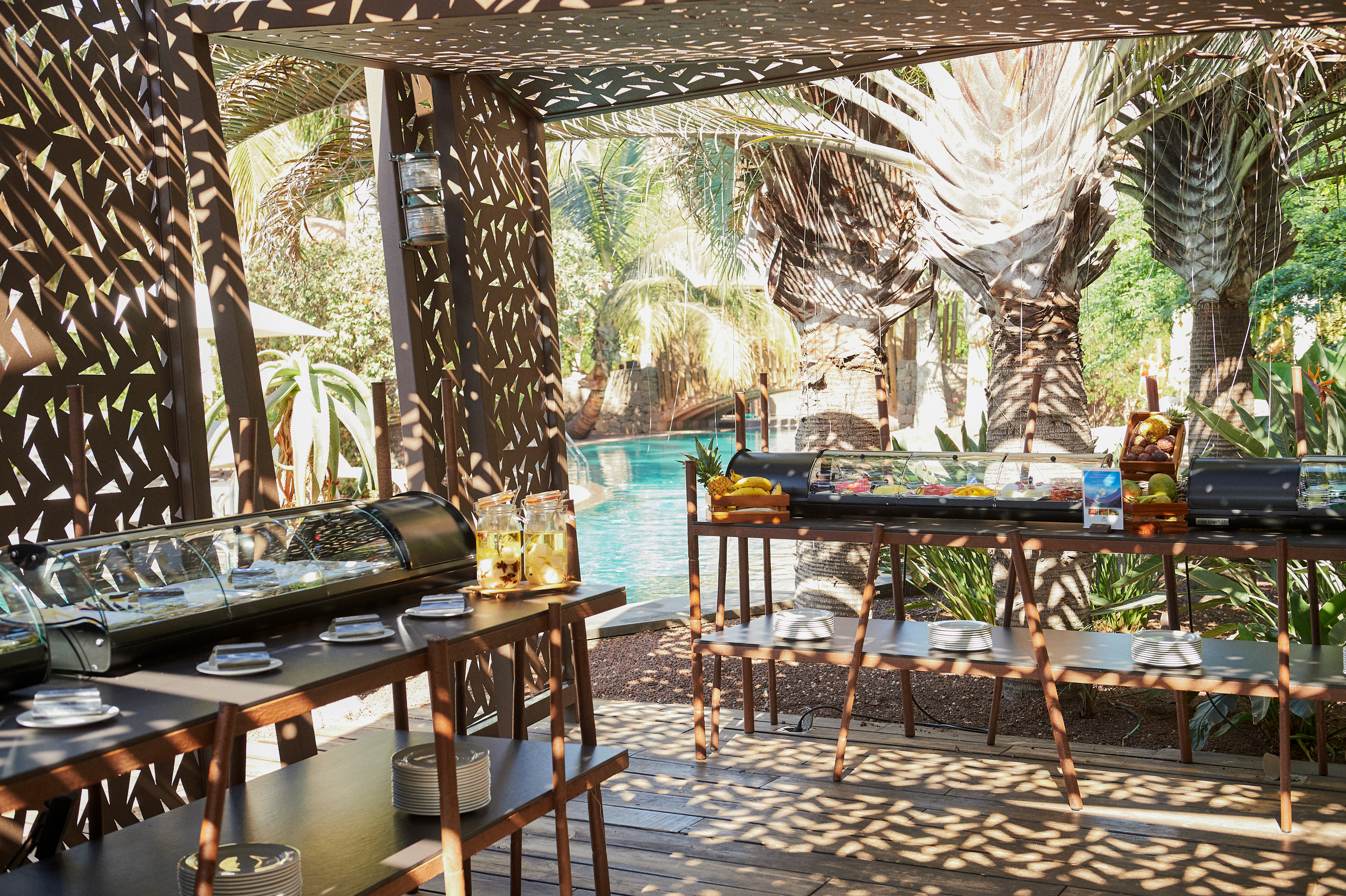 photos breakfast unique lopesan baobab terrace