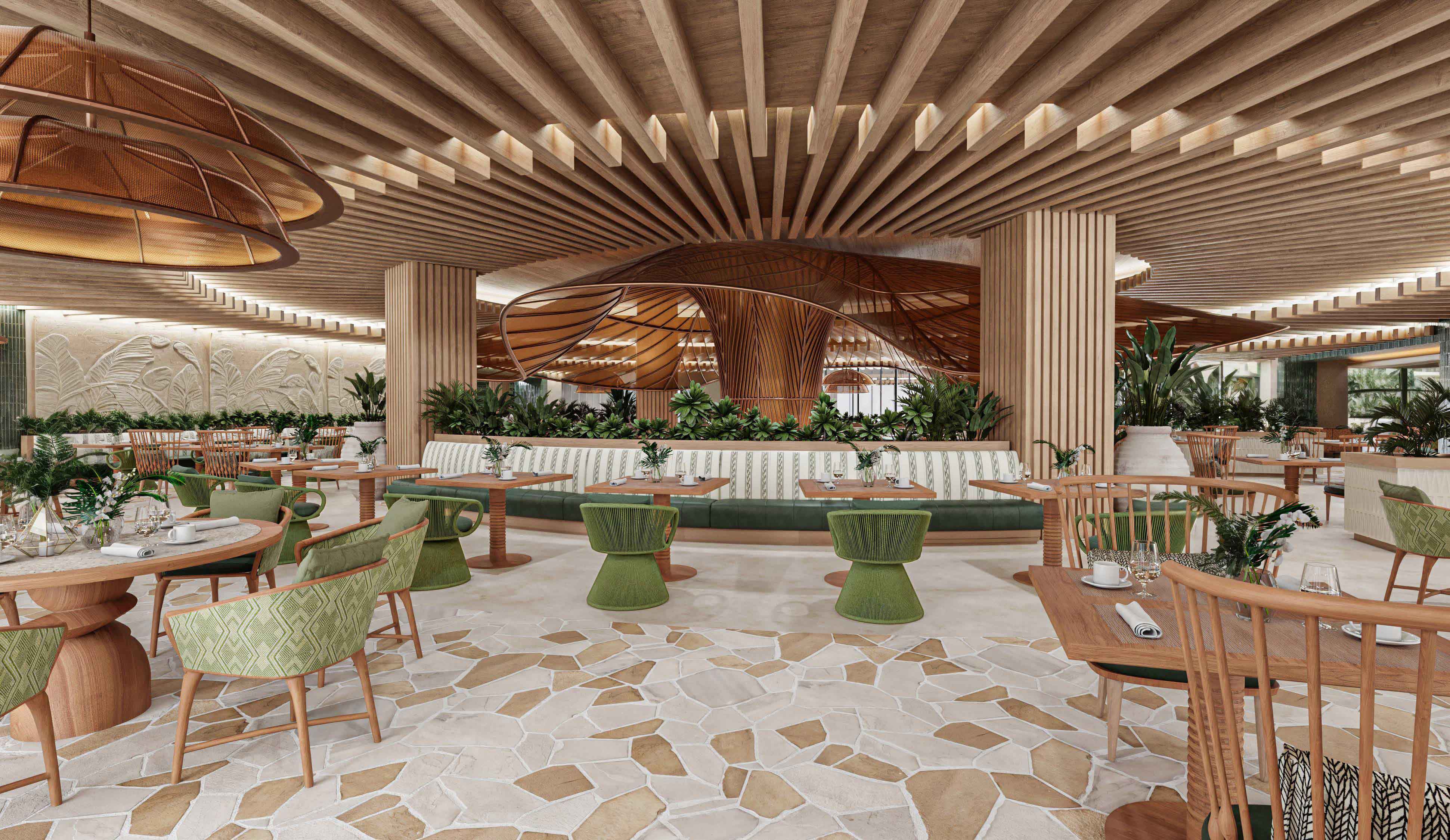 Gastronomische Vielfalt im Buffet Pavilion Punta Cana
