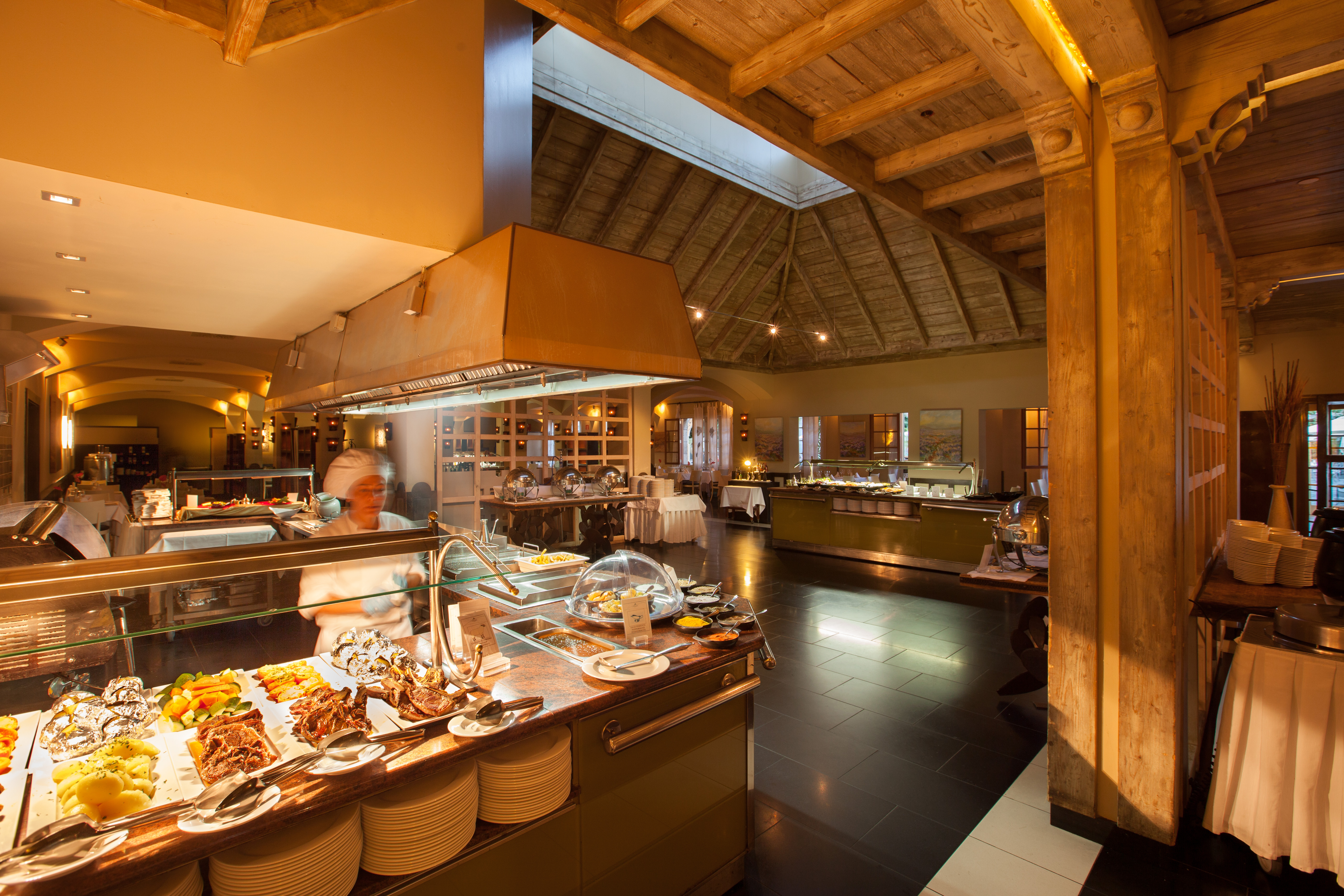 kitchen la plaza buffet villa del conde